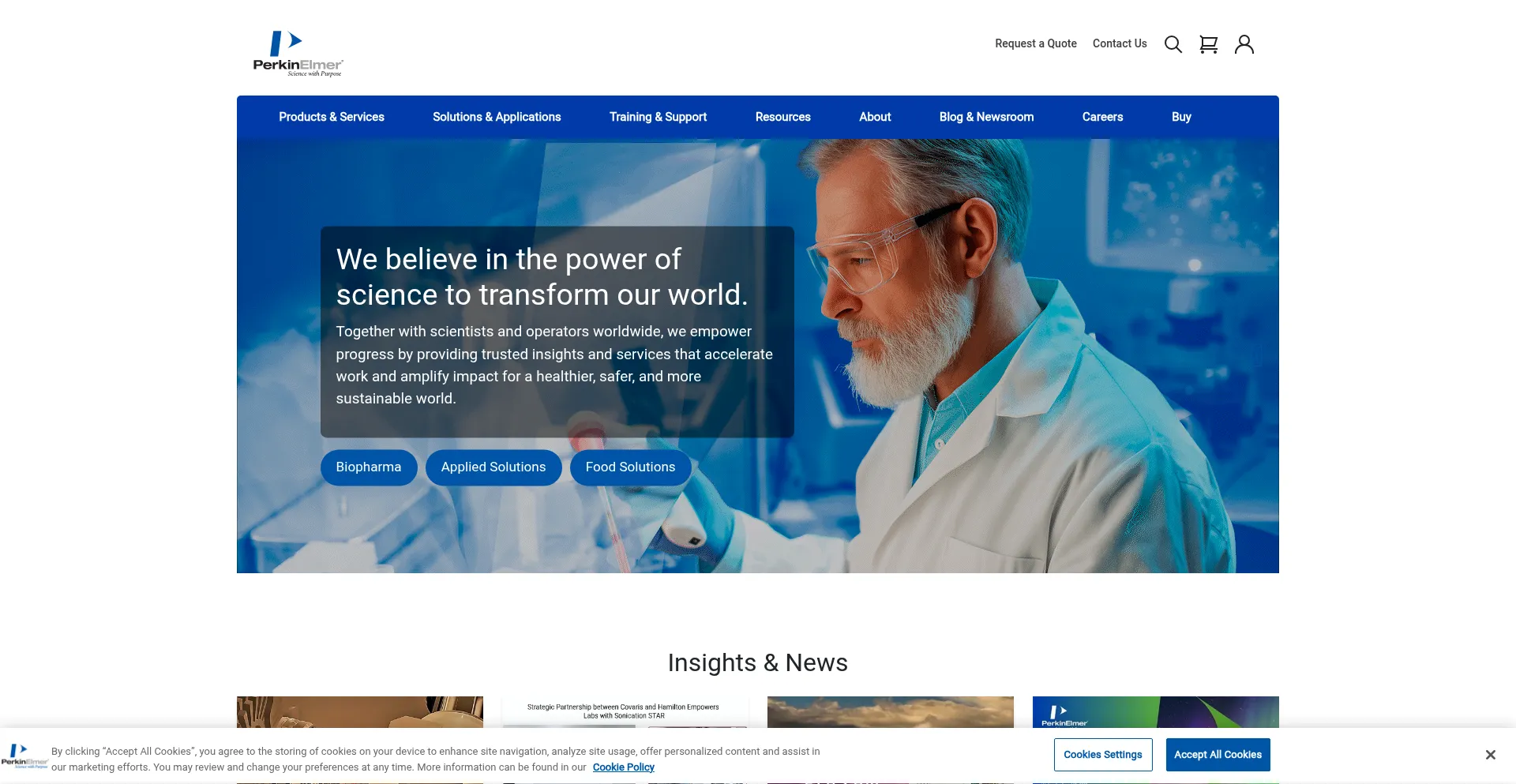 ¿És Seguro y Confiable Perkinelmer.com?