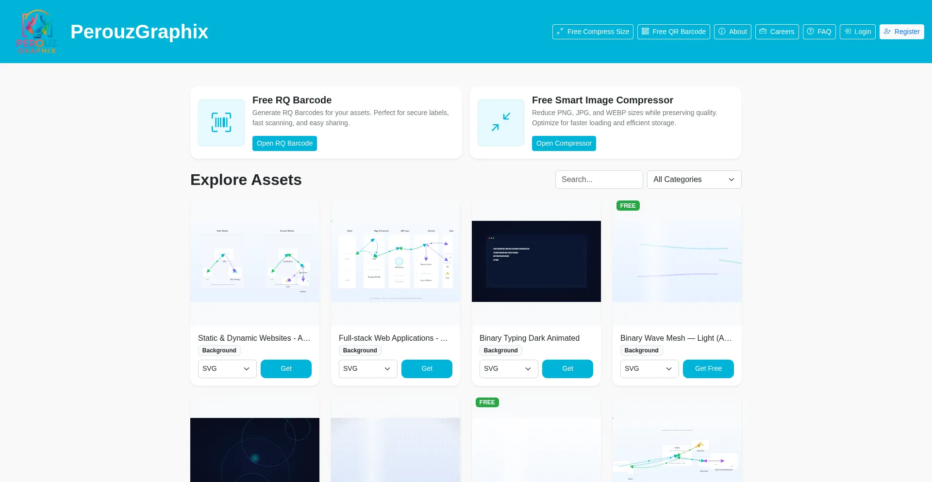 Perouzgraphix.com Screenshot