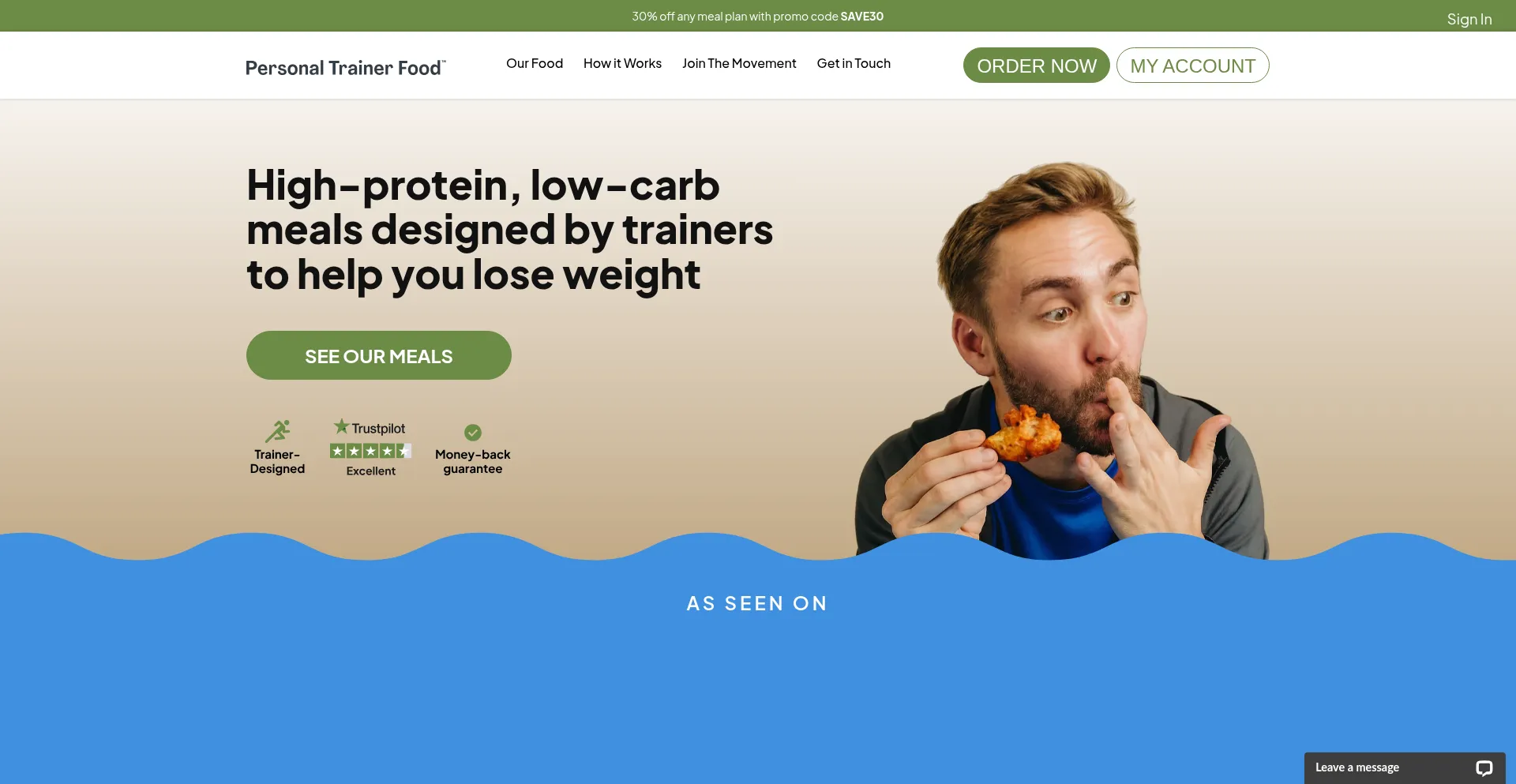 ¿És Seguro y Confiable Personaltrainerfood.com?