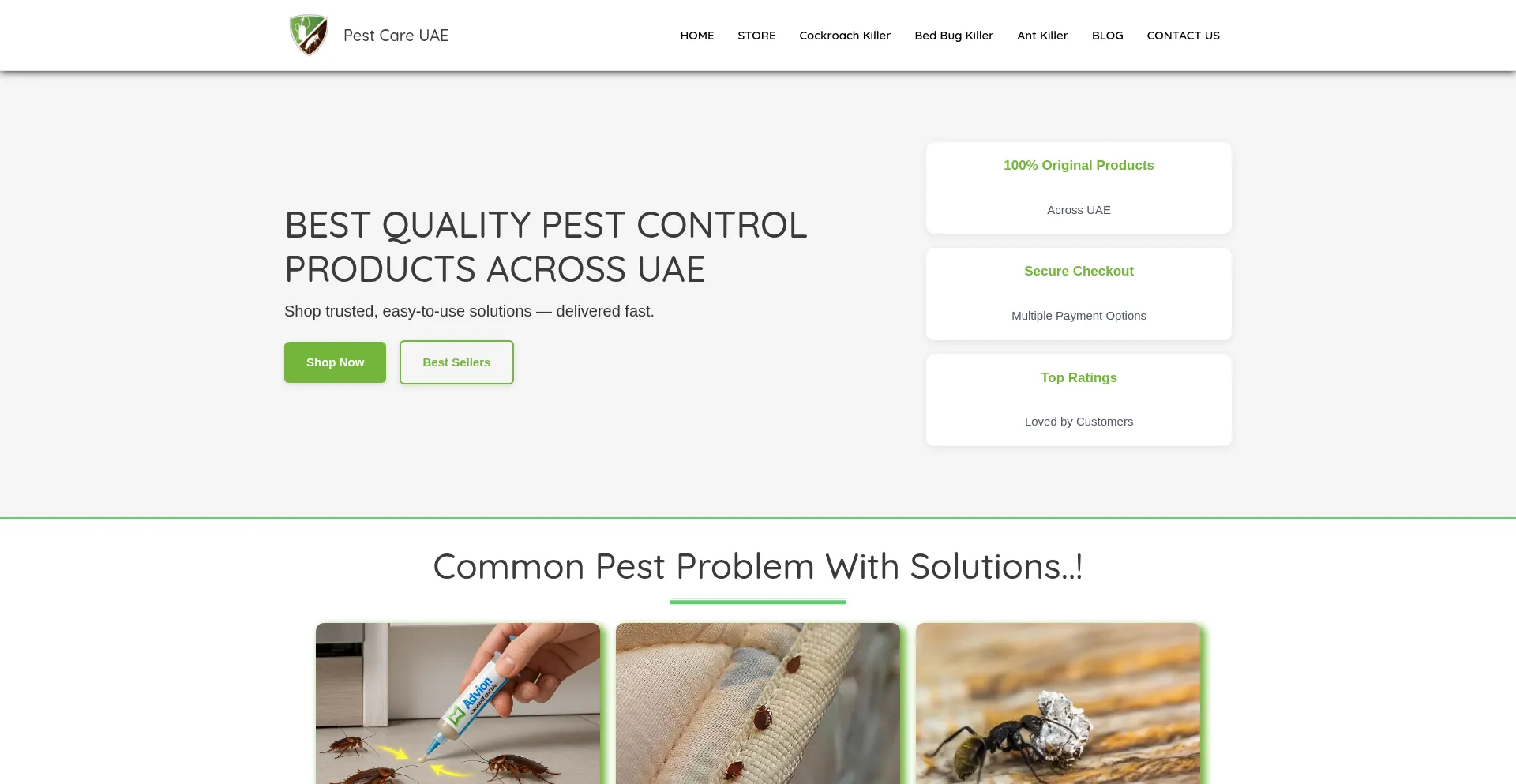 ¿És Seguro y Confiable Pestcareuae.com?