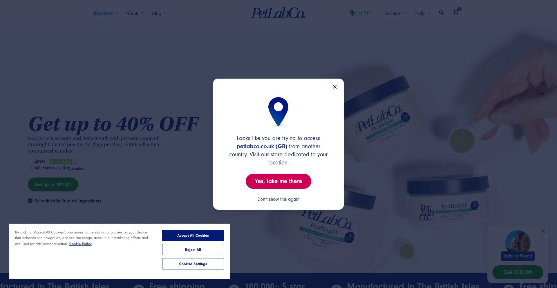 ¿És Seguro y Confiable Petlabco.co.uk?