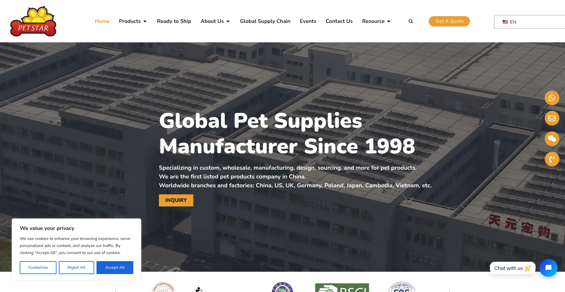 ¿És Seguro y Confiable Petproducts.com.cn?