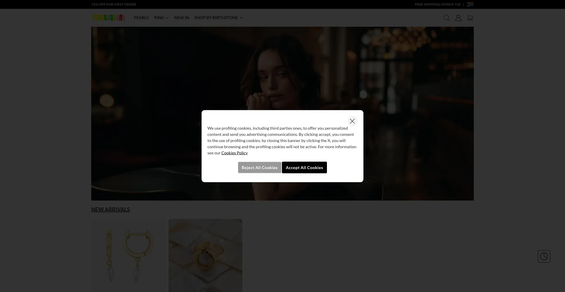 Website screenshot of Pevetenfant.shop