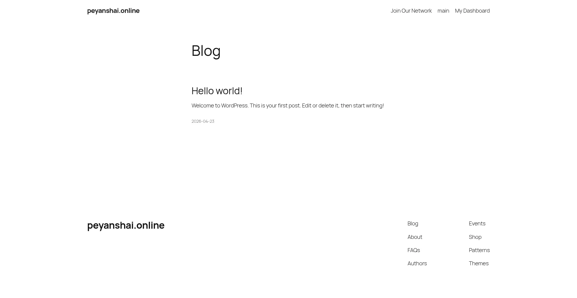 Peyanshai.online