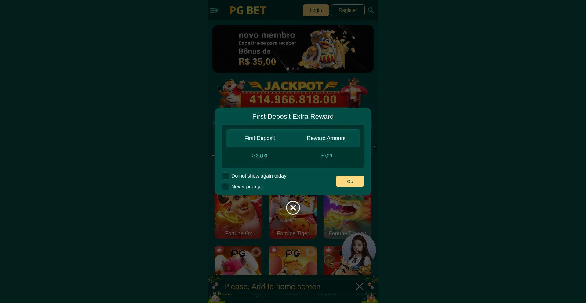 Website screenshot of Pg78698.com