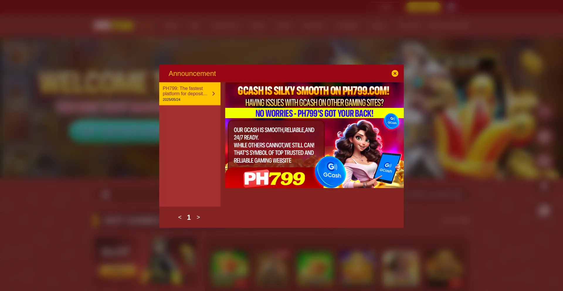 Website screenshot of Ph799-ph.com
