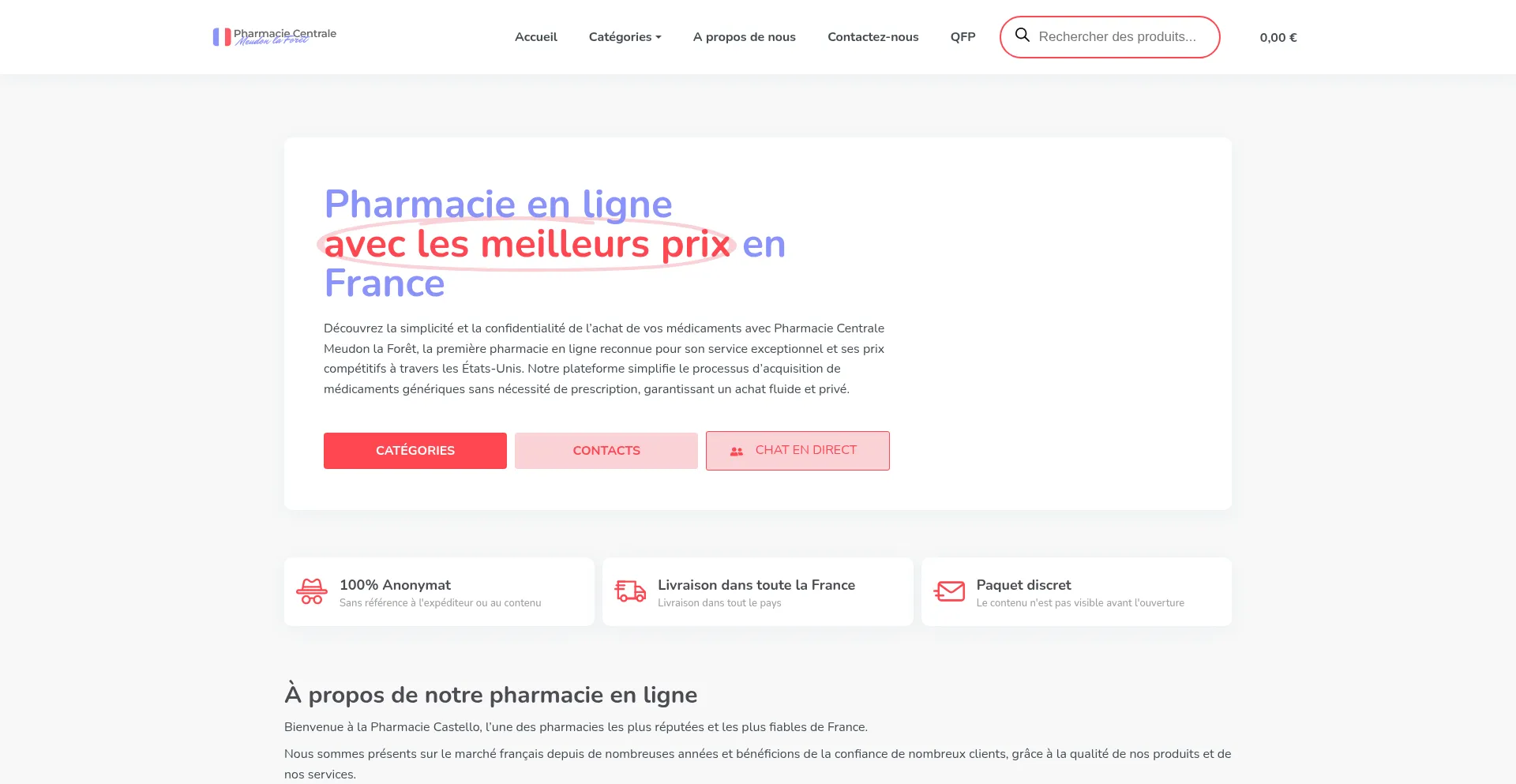 Pharmaciecentralemeudonlaforet.com