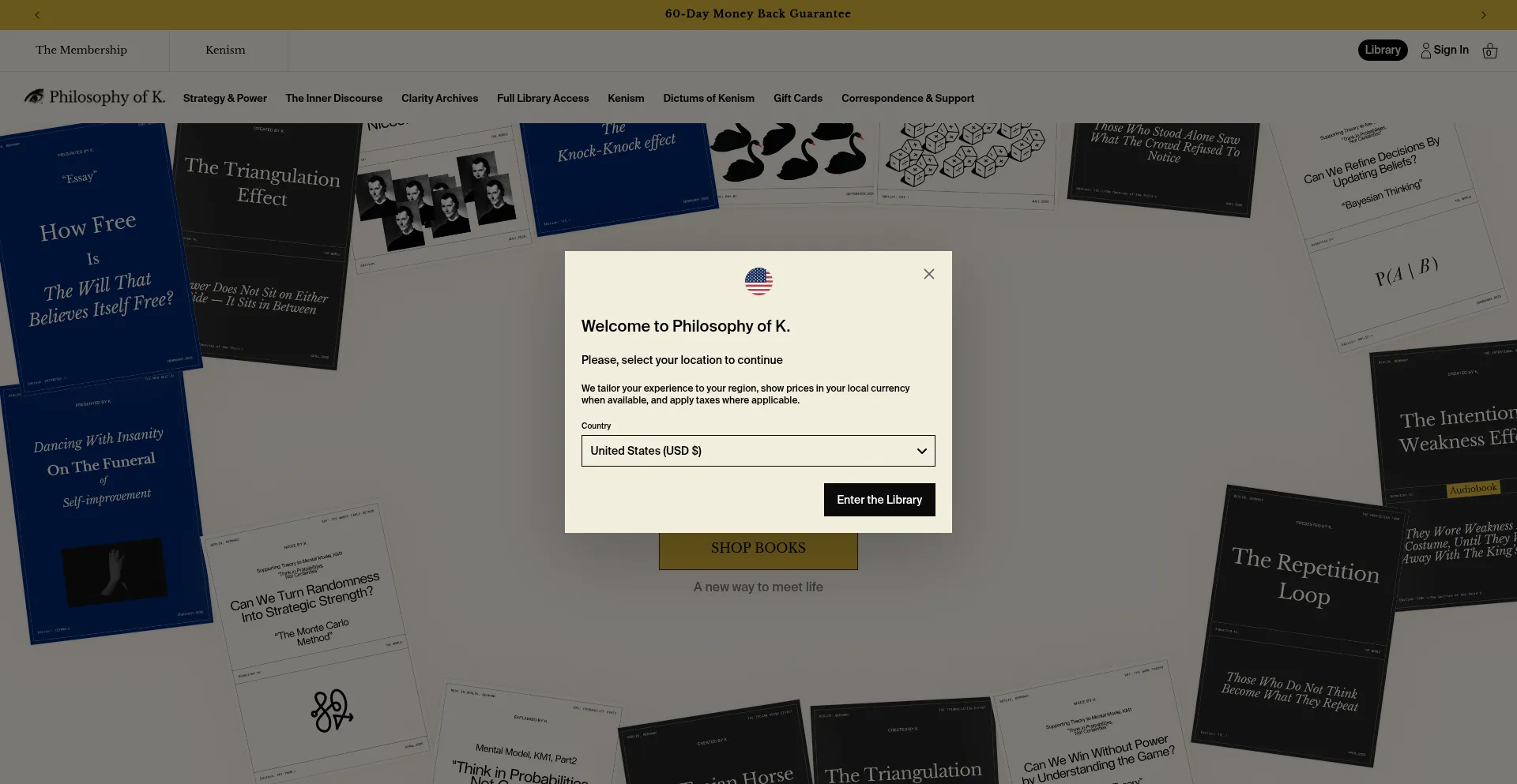 Philosophyofk.com Screenshot