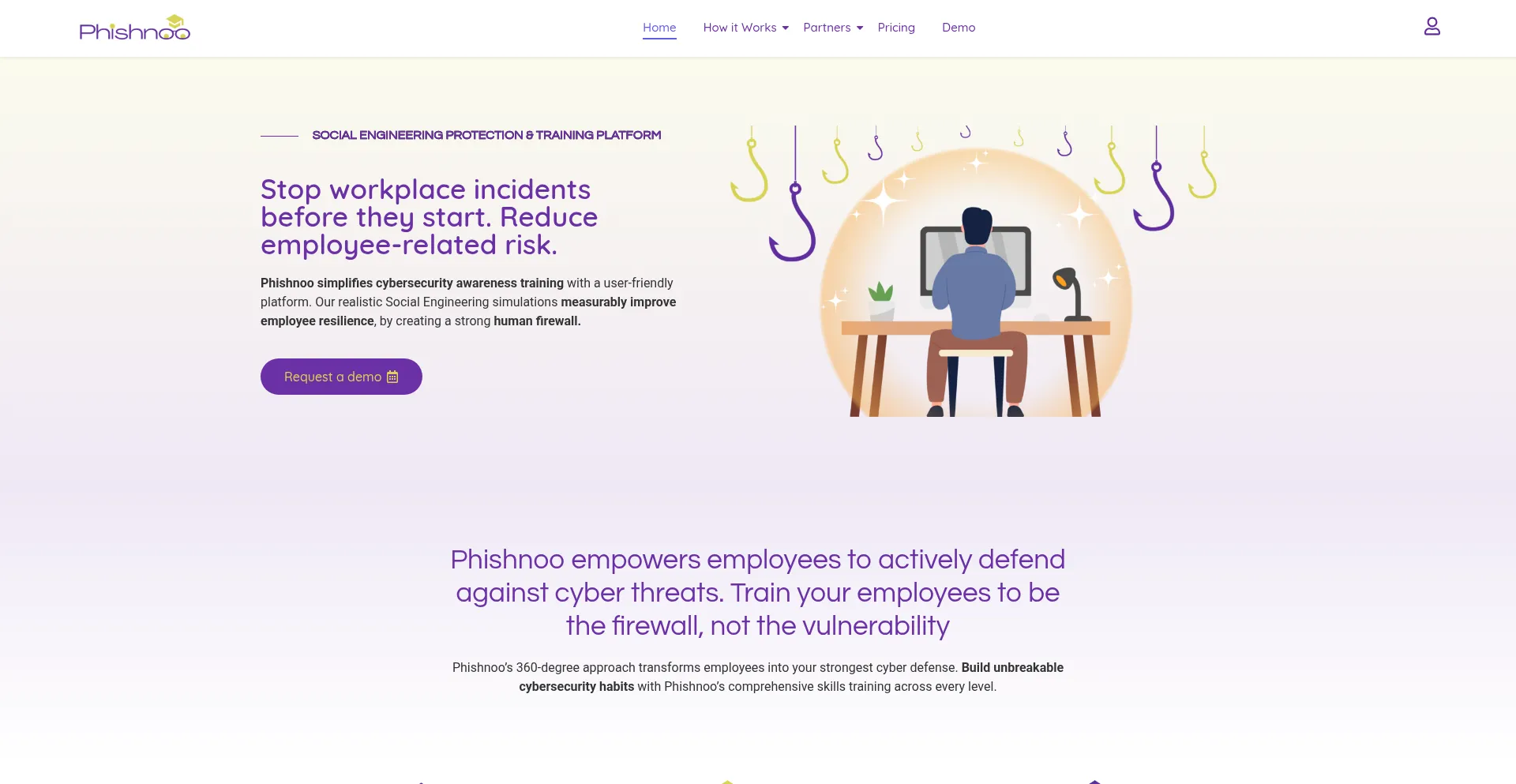 Website screenshot of Phishnoo.com