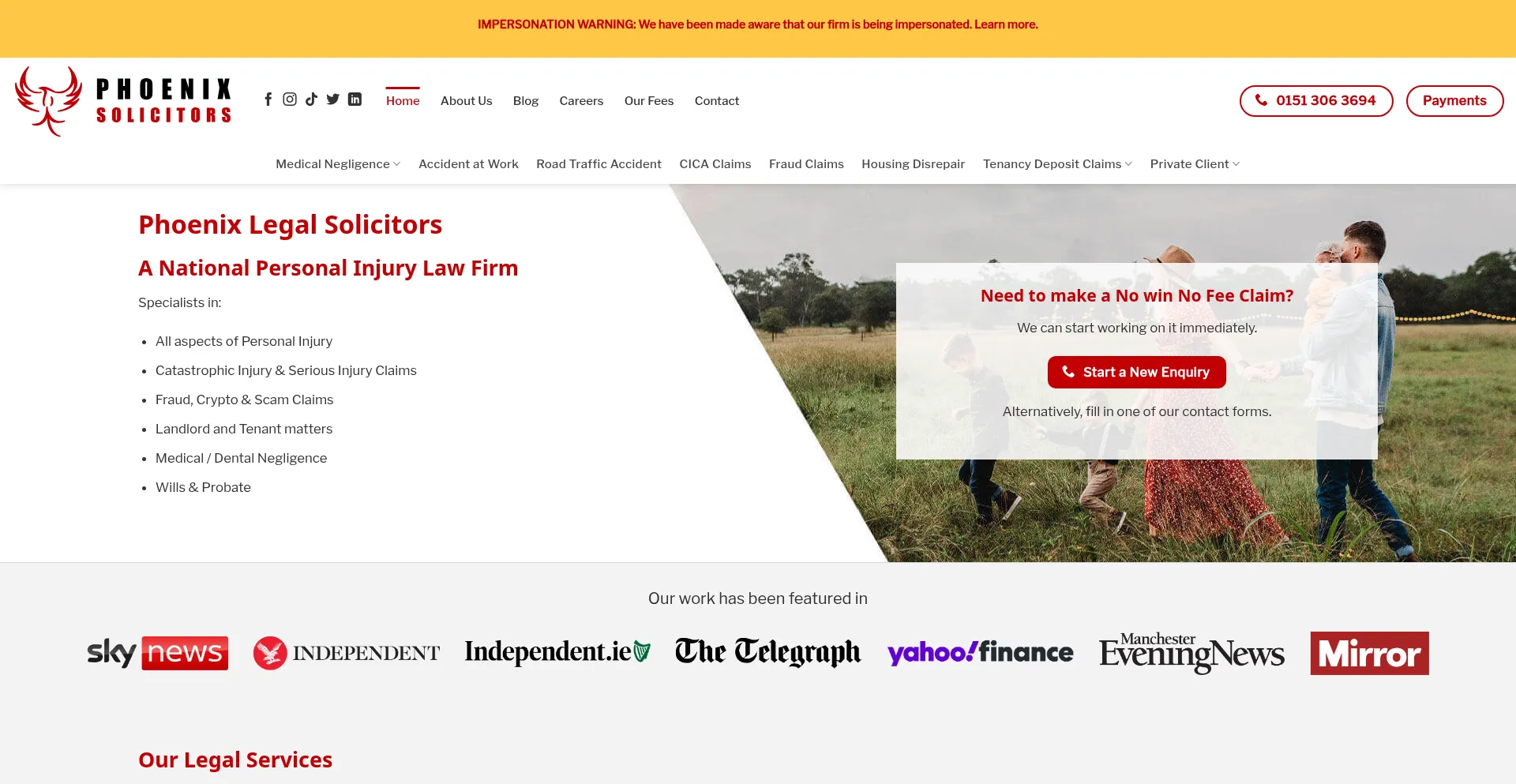 Phoenixlegalsolicitors.co.uk