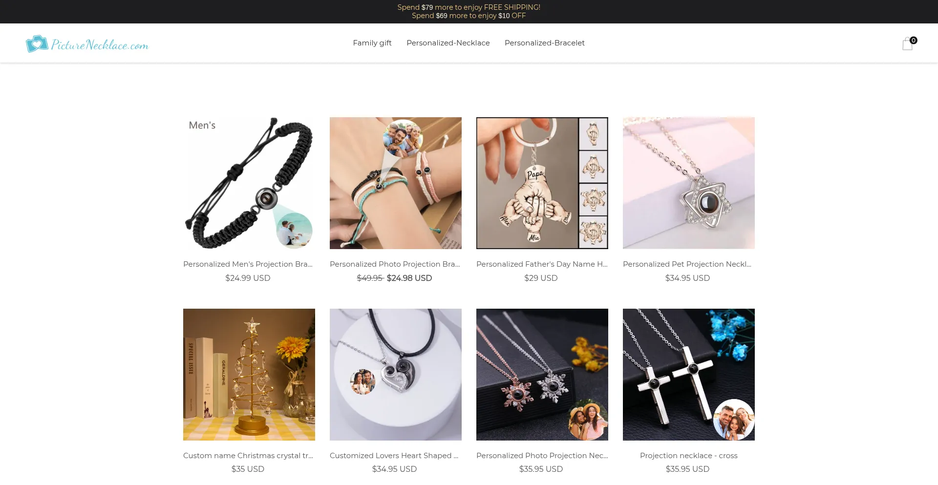 Picturenecklace.com Screenshot
