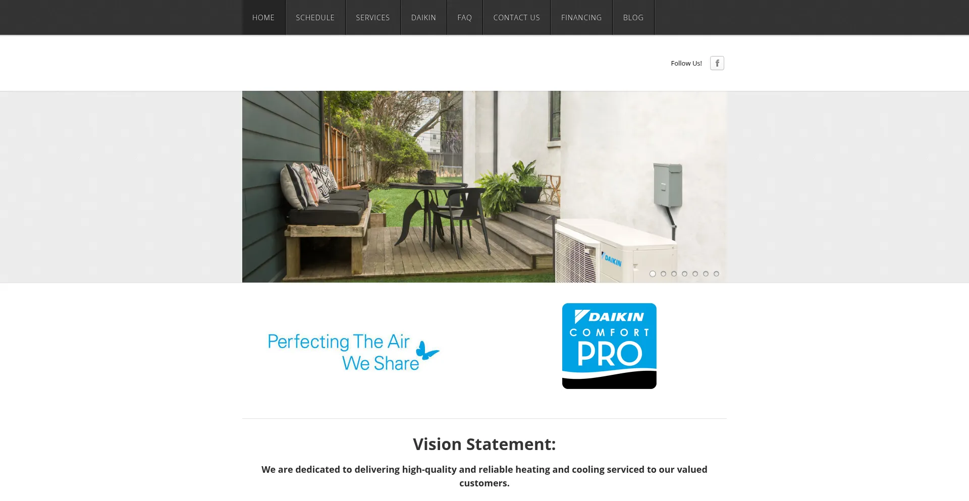 Website screenshot of Pilchuckheating.com