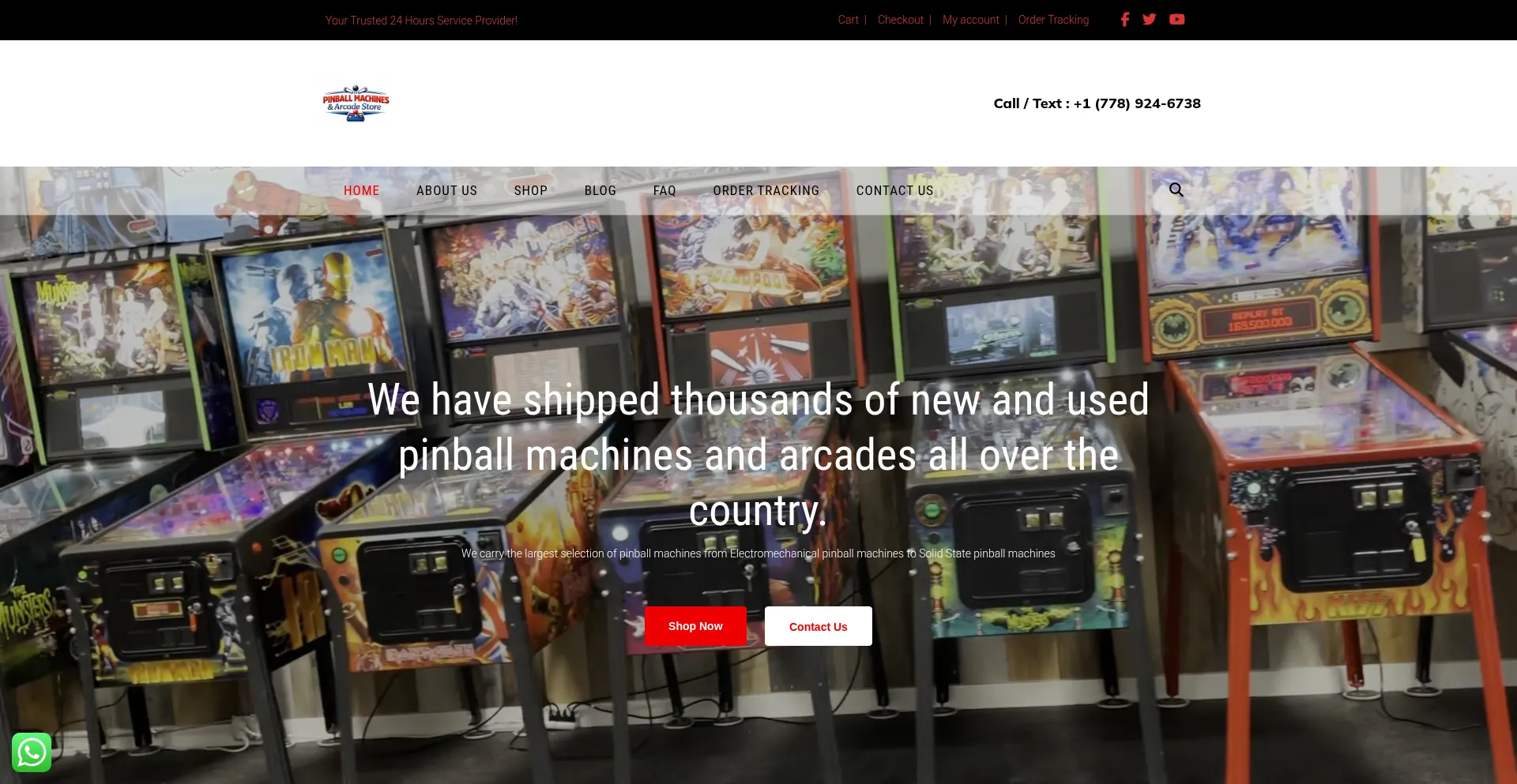Pinballmachinesandarcade.ca