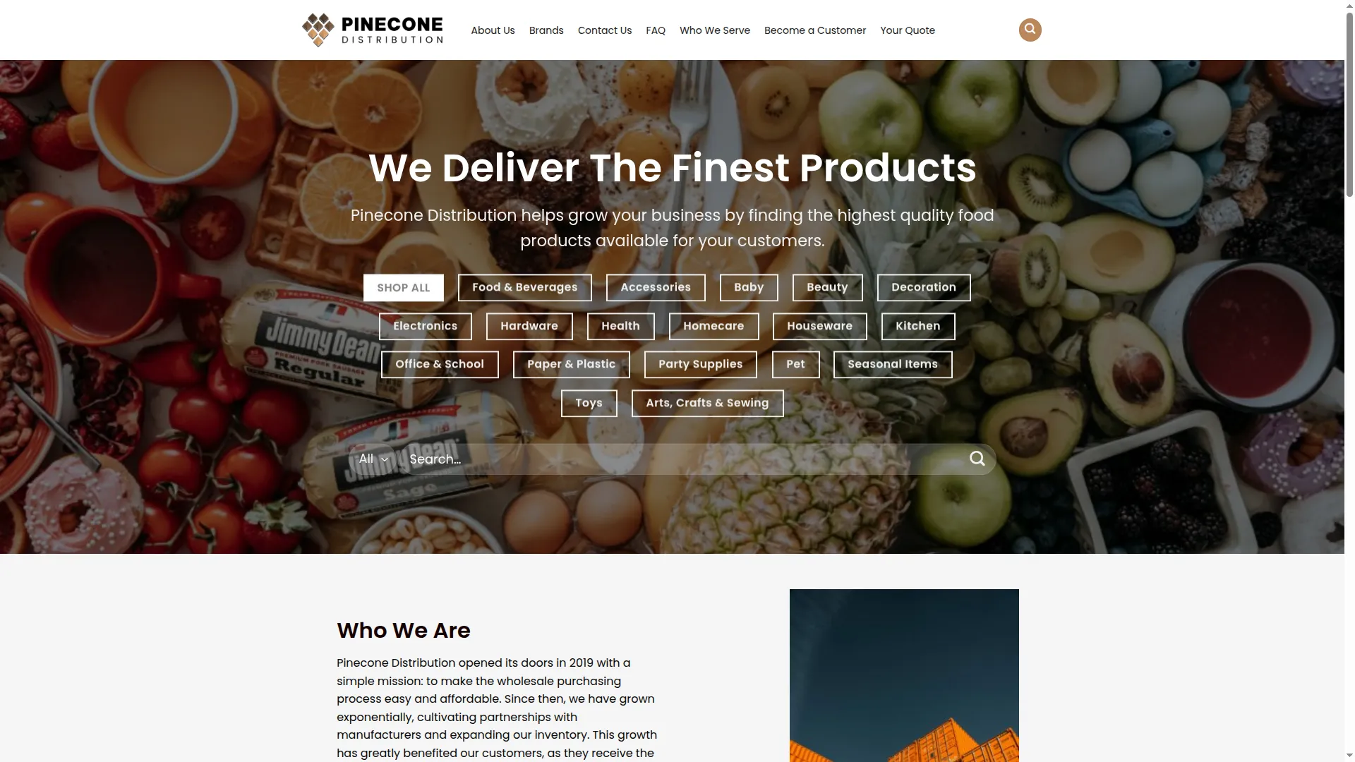 Pineconedistribution.com