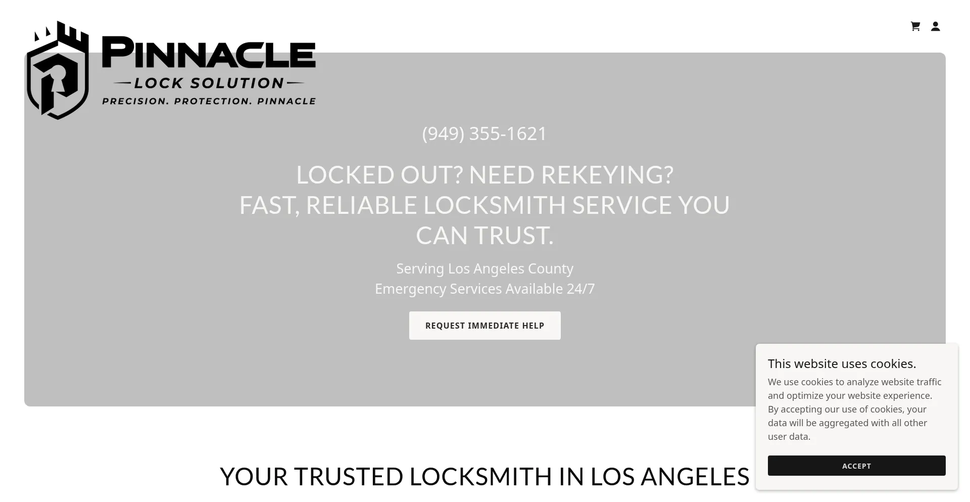 ¿És Seguro y Confiable Pinnaclelocksolution.com?