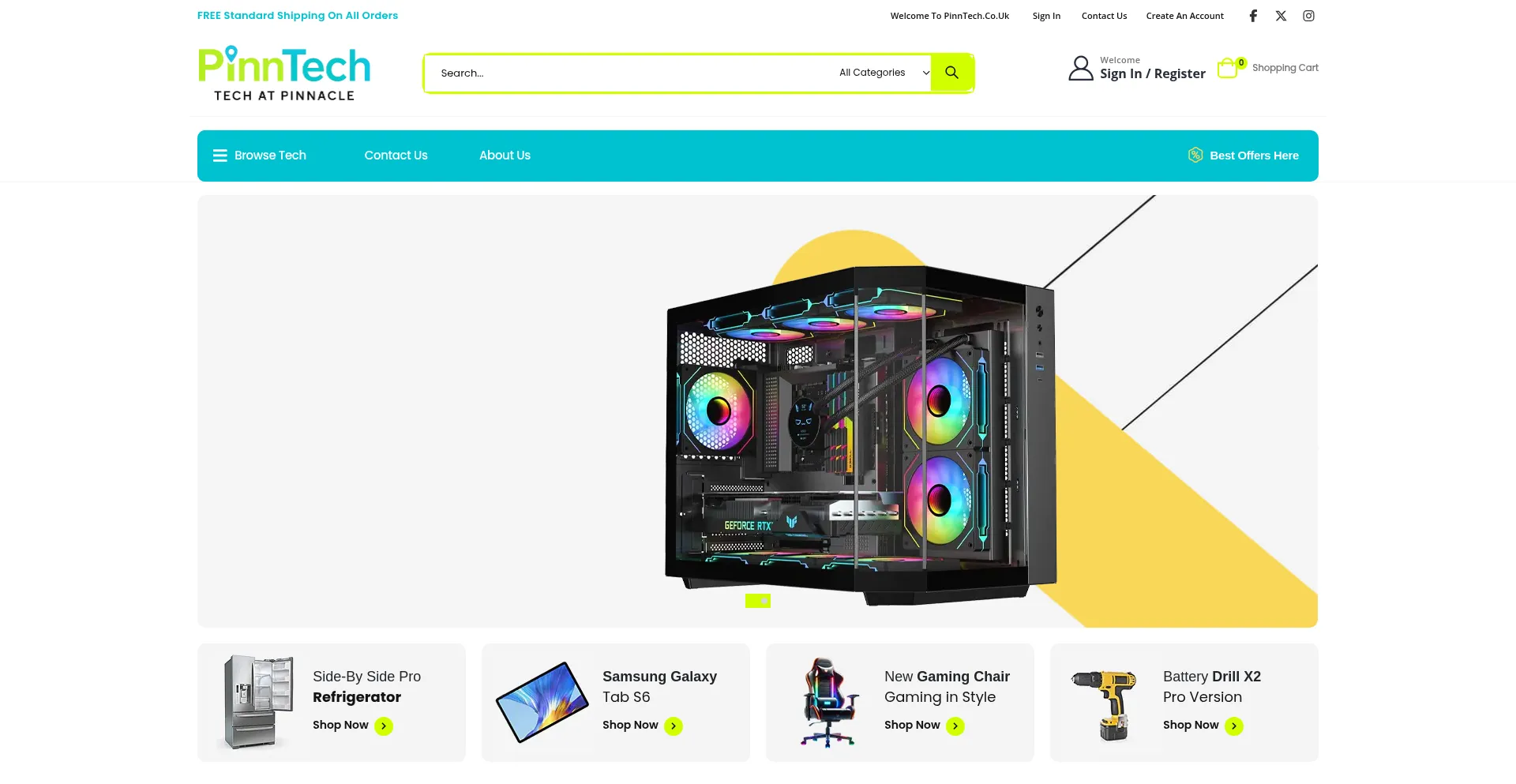 Pinntech.co.uk Screenshot