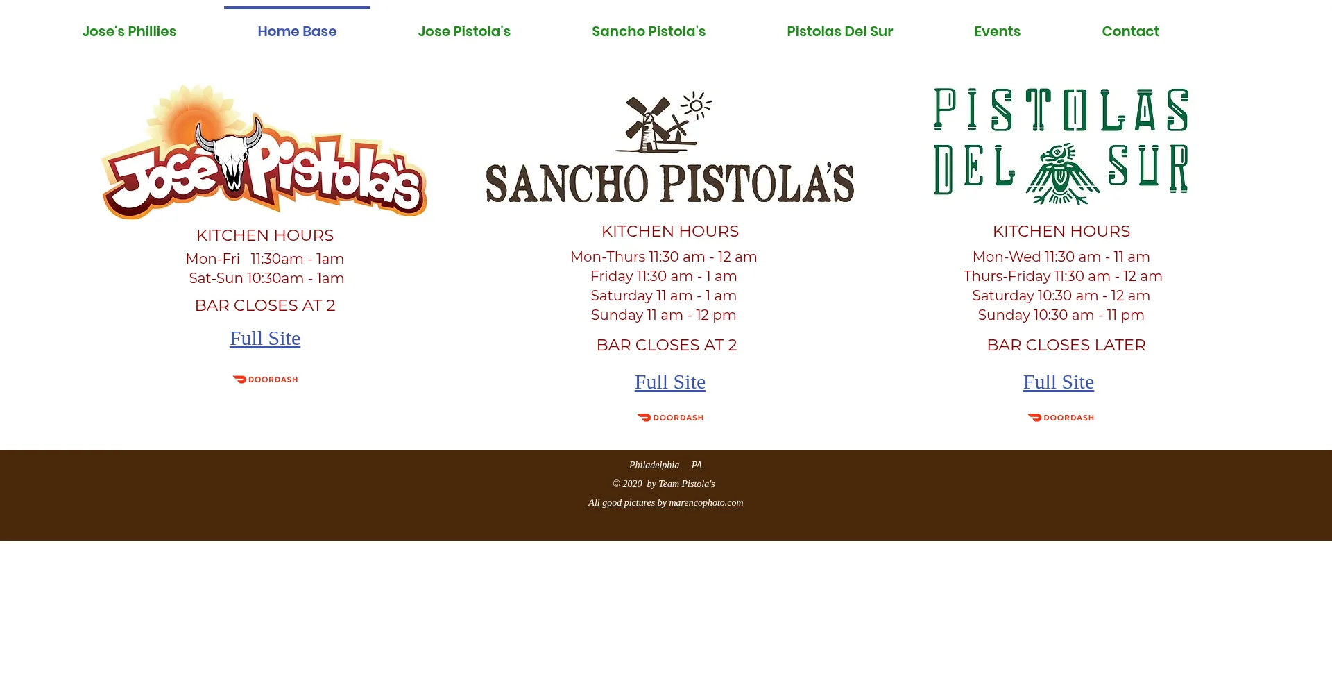 Website screenshot of Pistolaslife.com