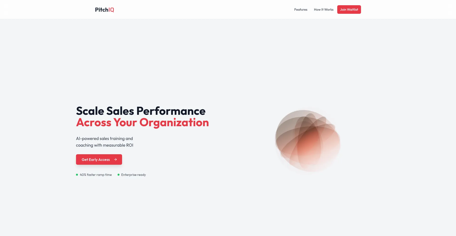Website screenshot of Pitchiq.ca