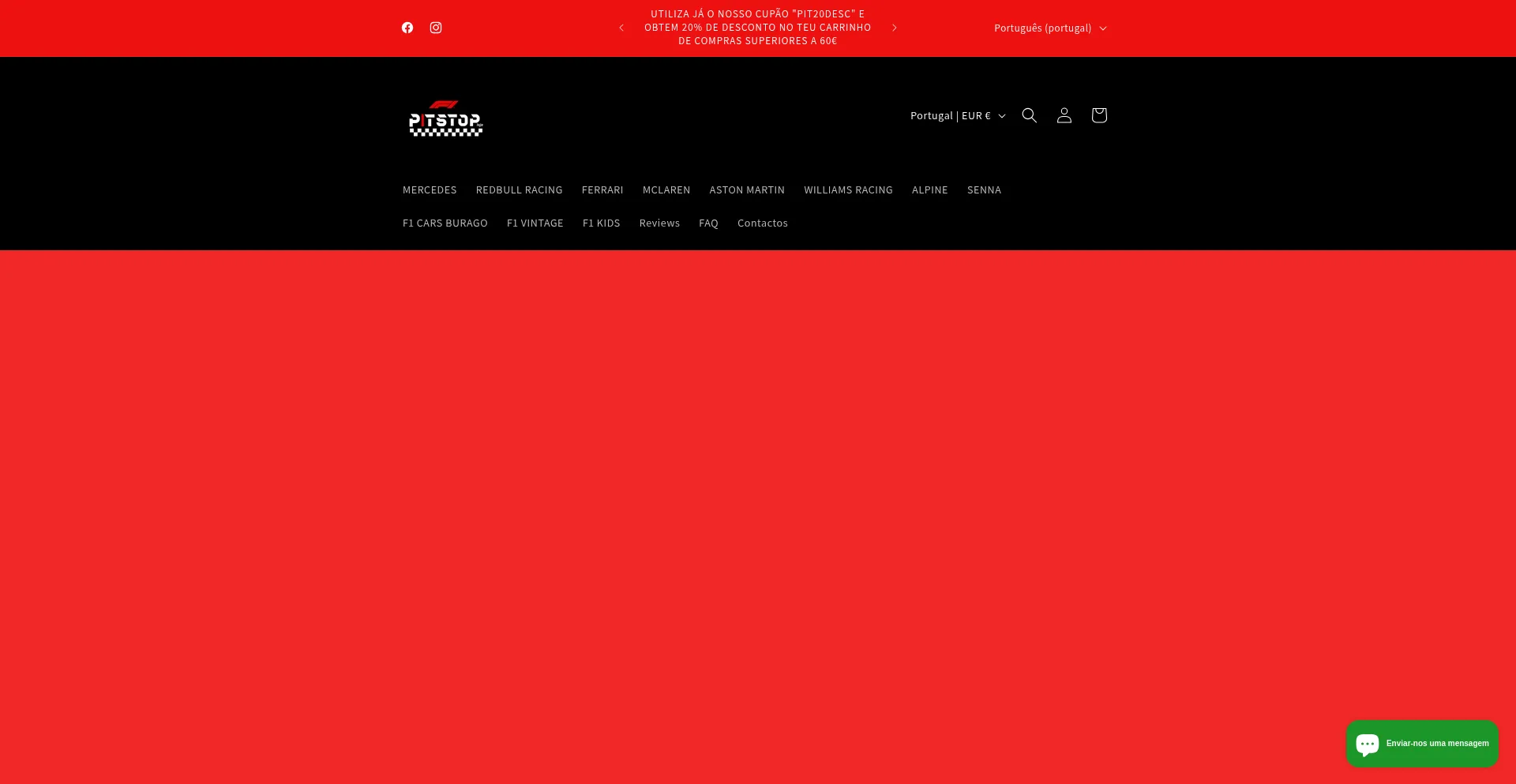 Website screenshot of Pitstoploja.com