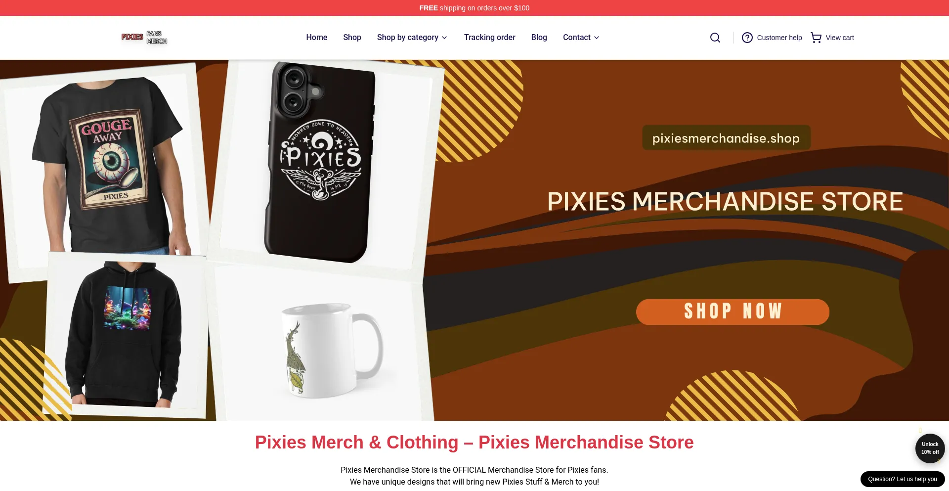 Pixiesmerchandise.shop