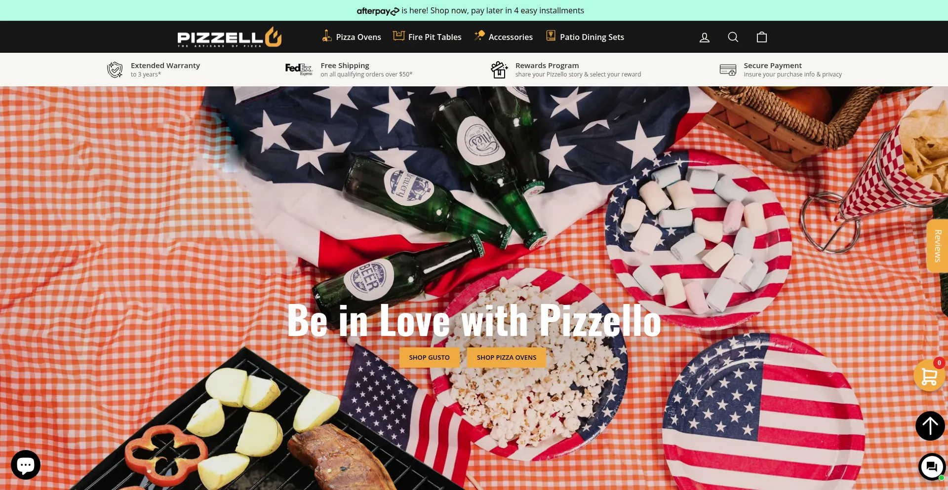Pizzello.com Screenshot