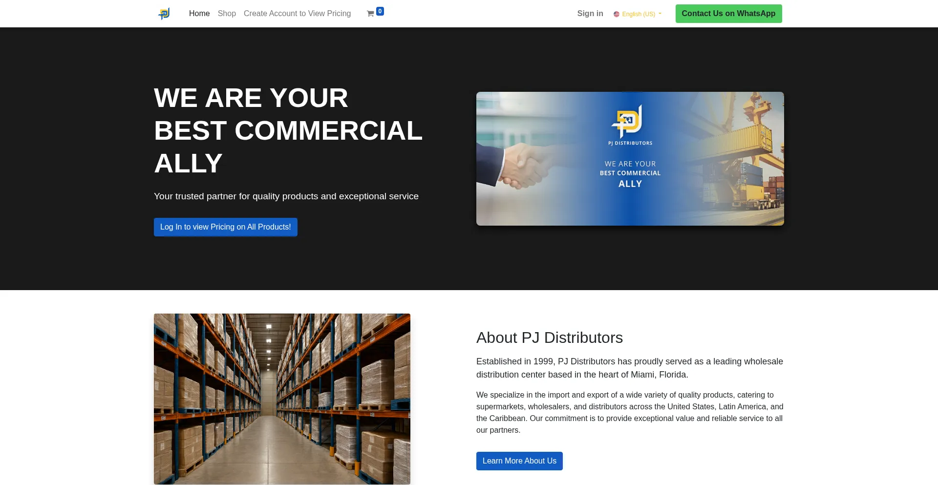 ¿És Seguro y Confiable Pjdistributorsusa.com?