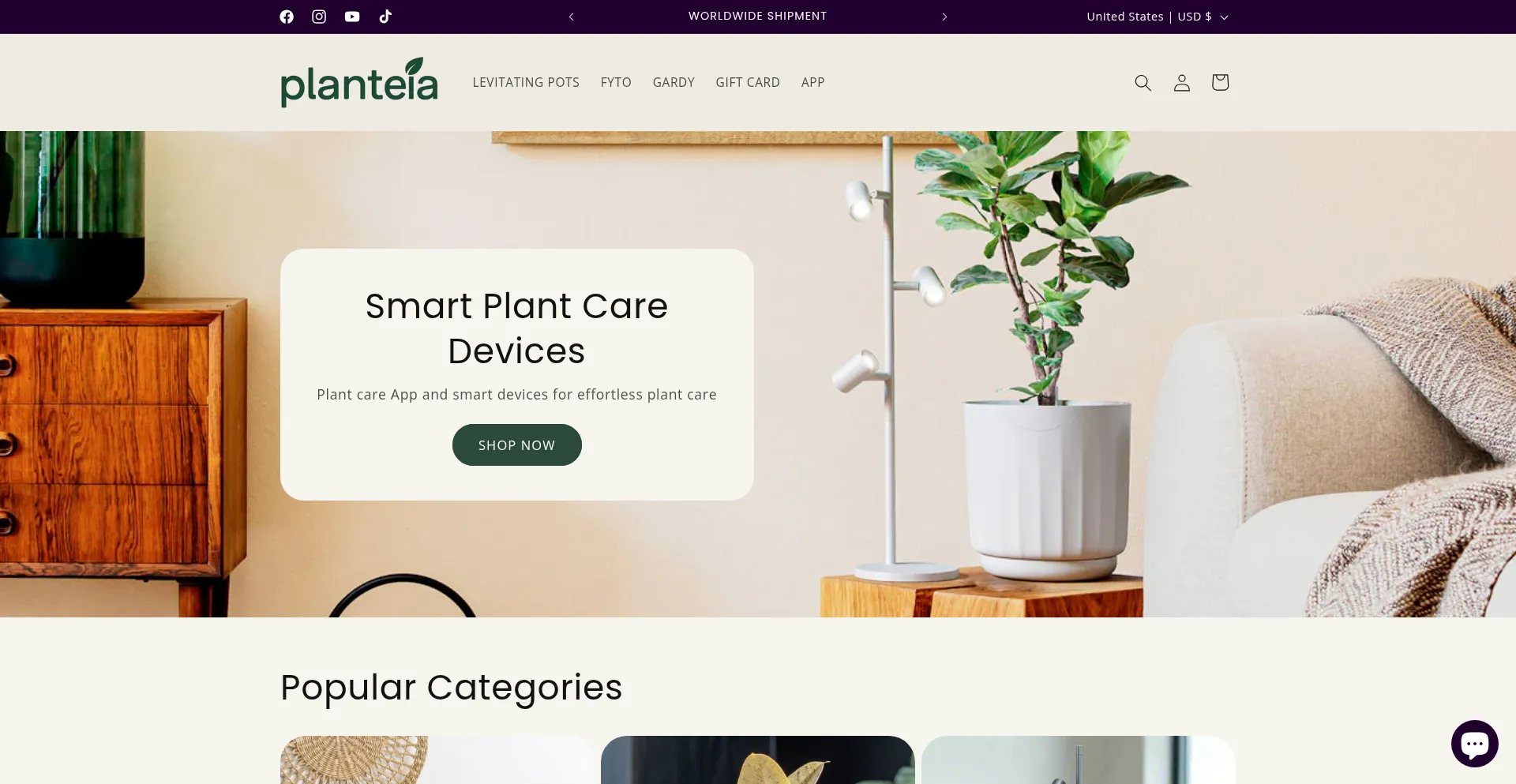 Planteia.ca Screenshot