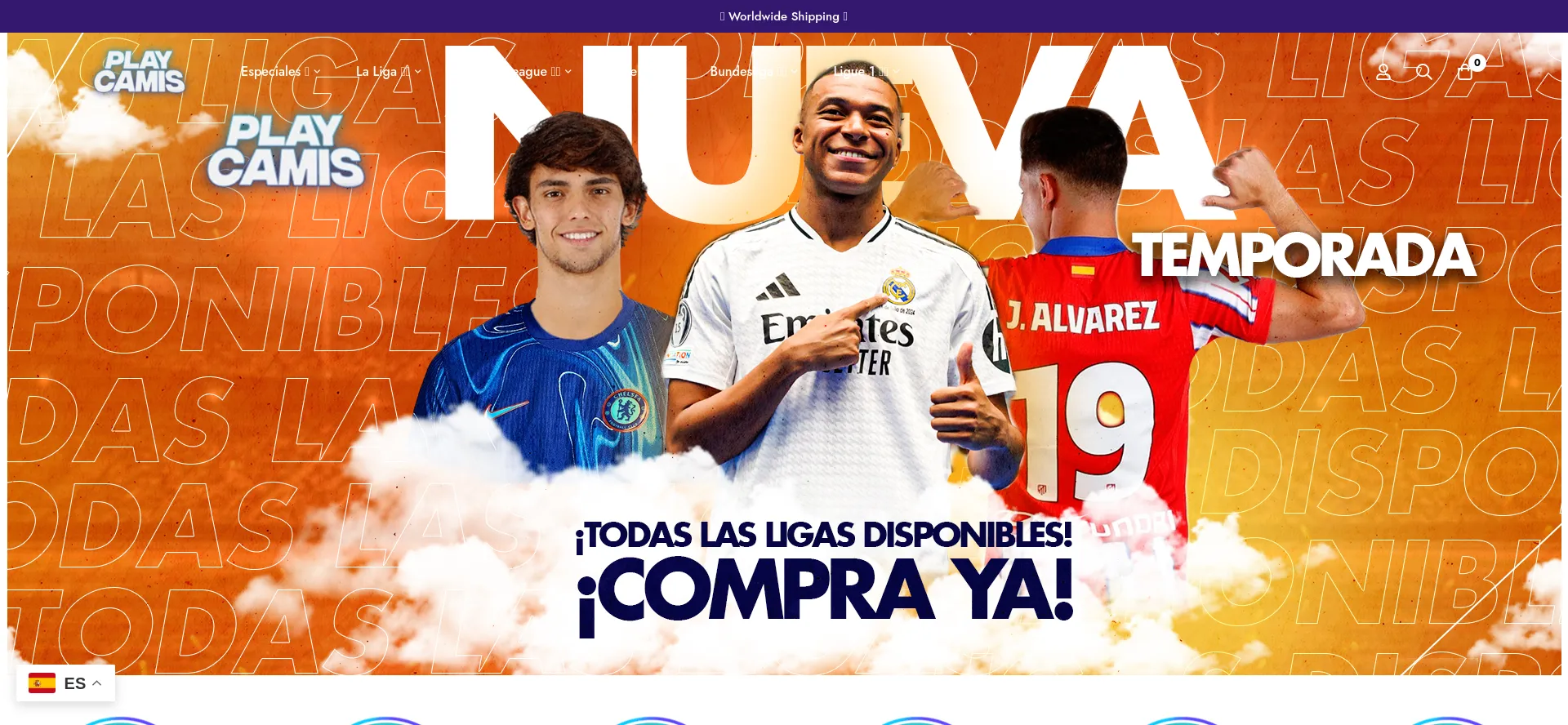 Website screenshot of Playcamis.com