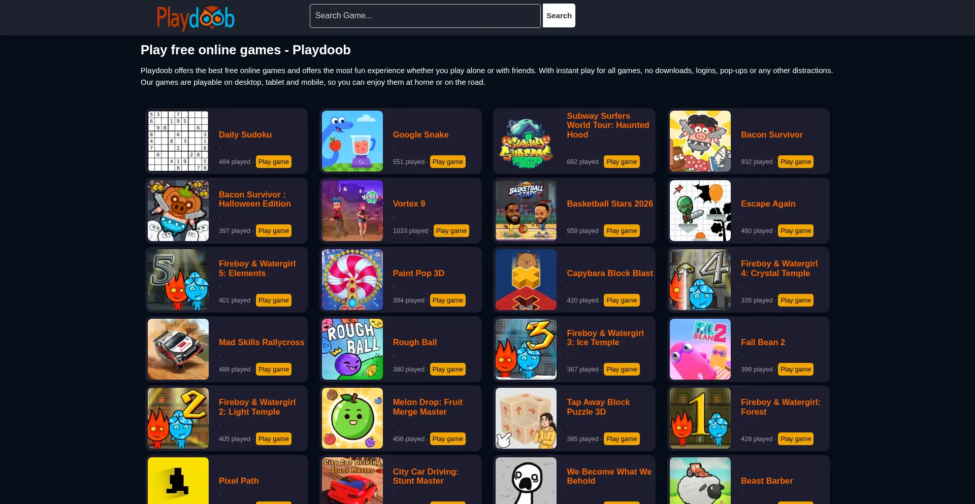 Playdoob.com