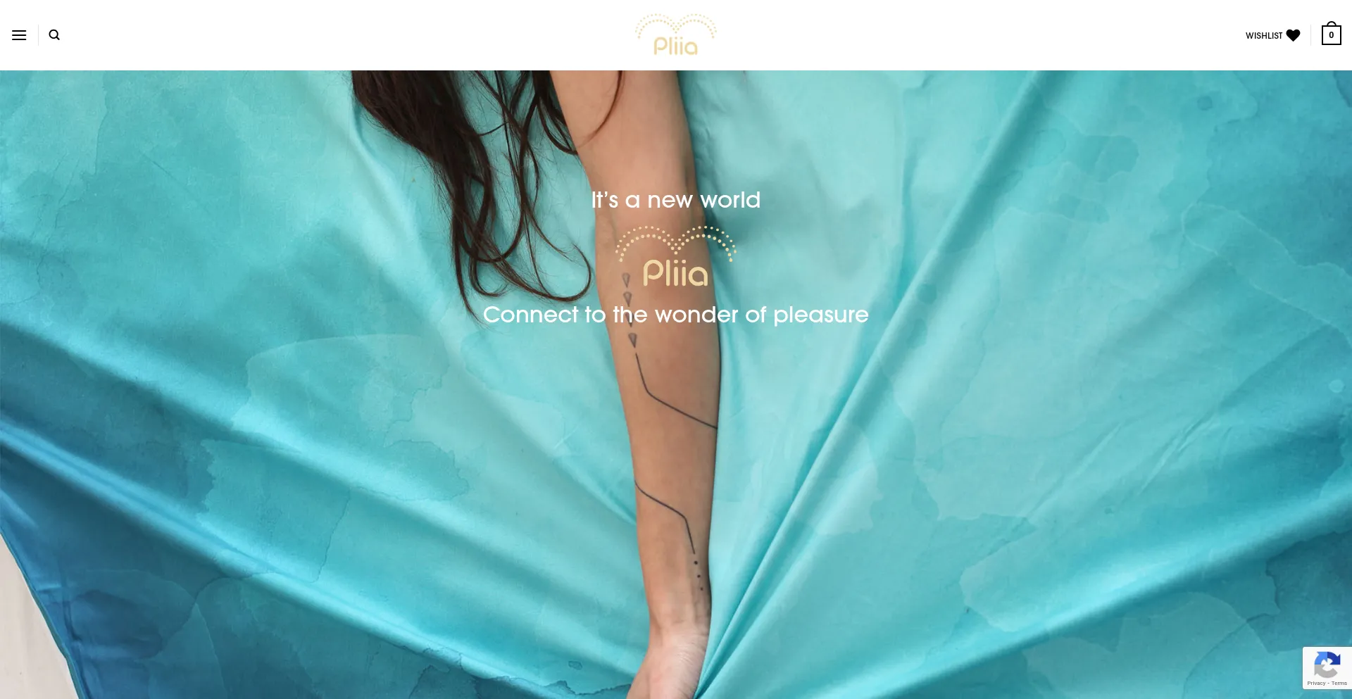 Website screenshot of Pliia.com
