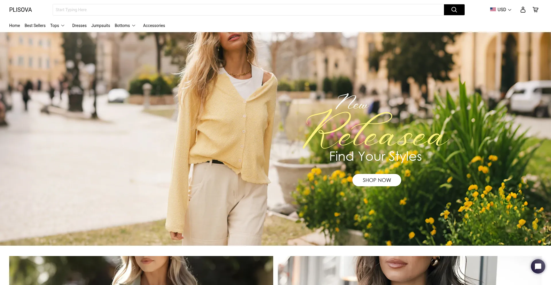 Website screenshot of Plisova.com
