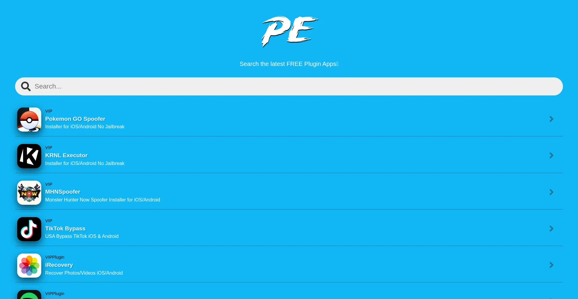 Website screenshot of Plugineasy.com