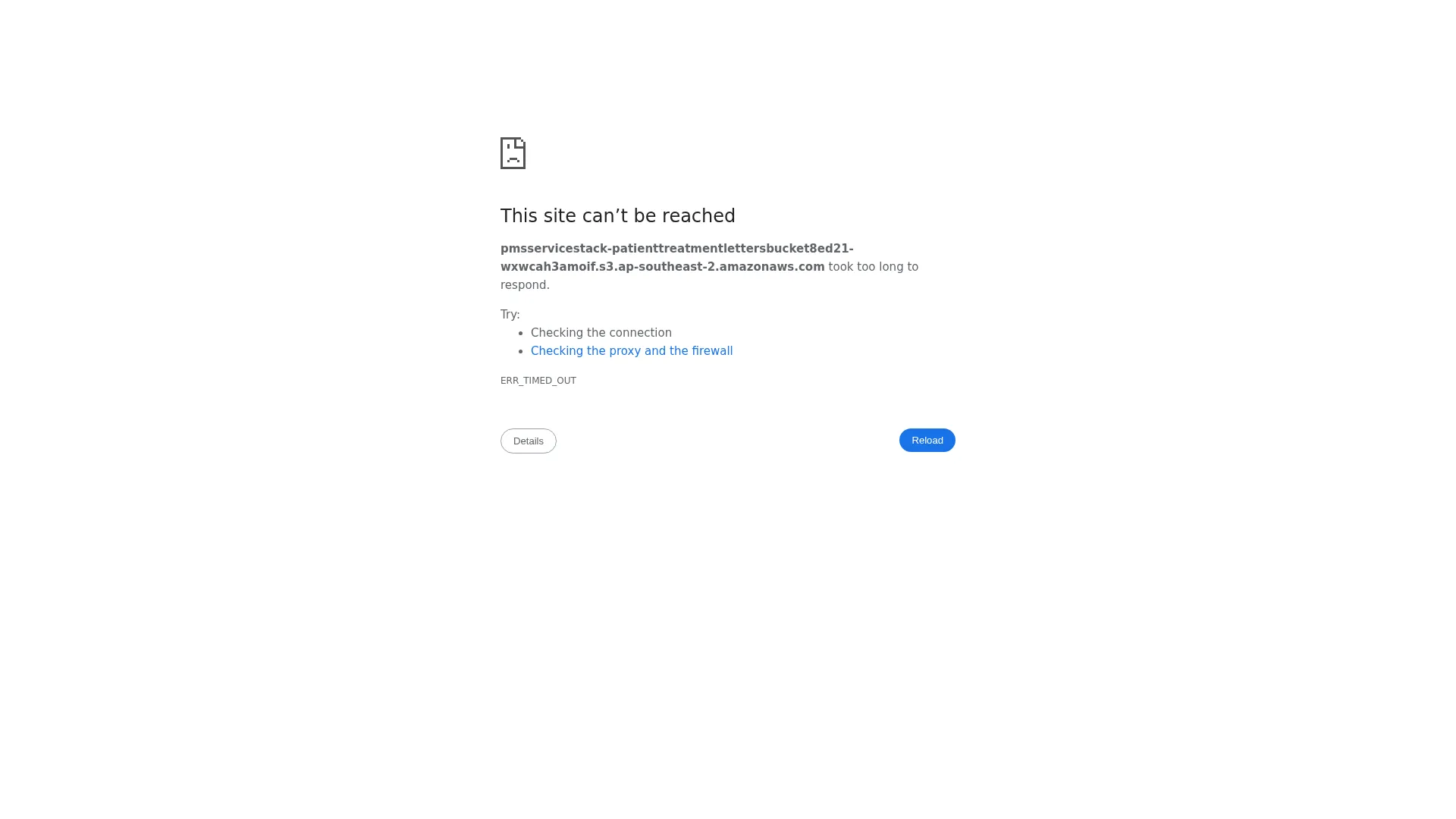 Pmsservicestack-patienttreatmentlettersbucket8ed21-wxwcah3amoif.s3.ap-southeast-2.amazonaws.com