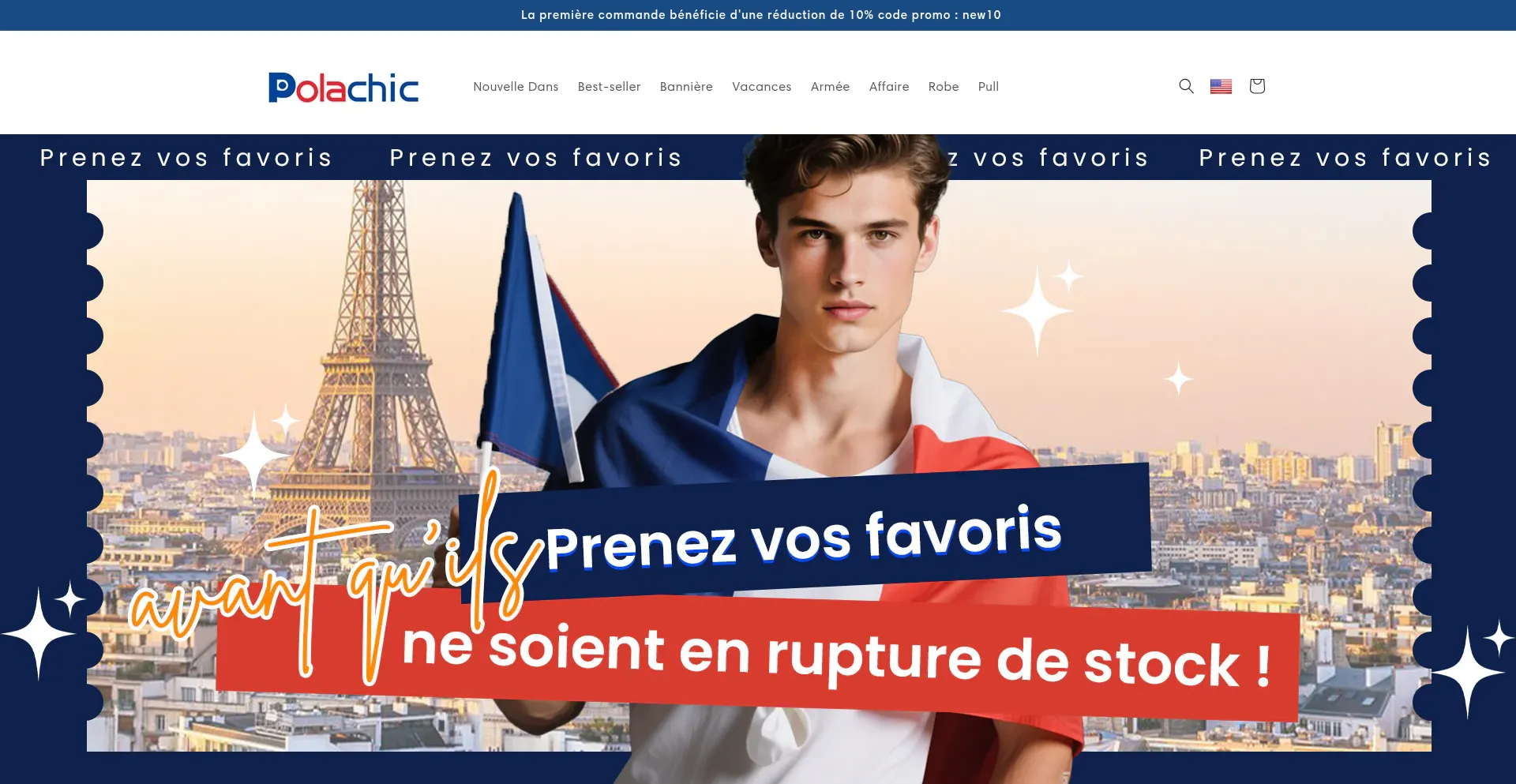 Website screenshot of Polachic.com