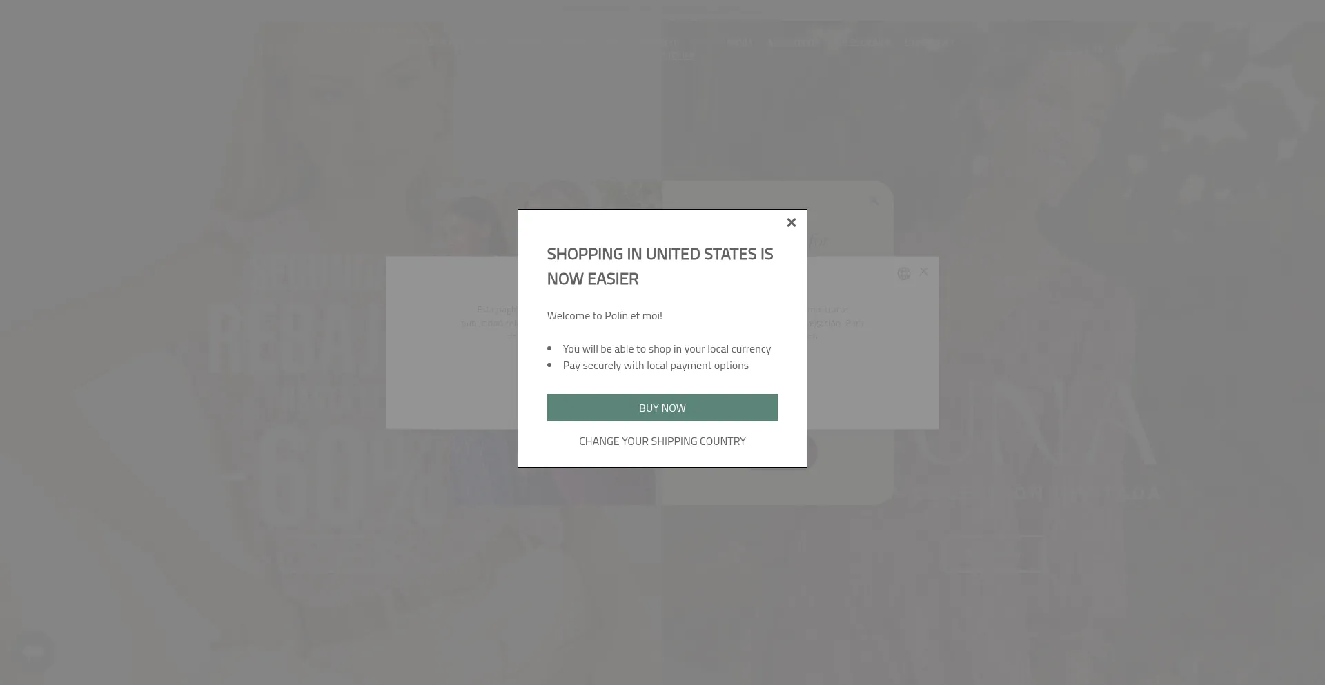 Website screenshot of Polinetmoi.com