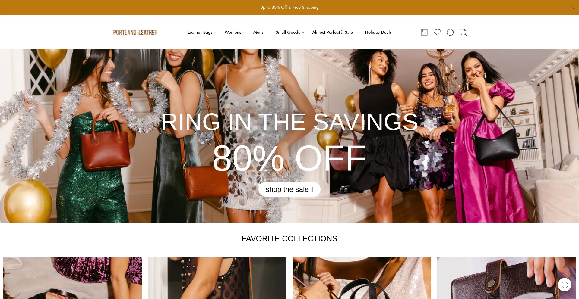 Website screenshot of Portlandleatherstore.com