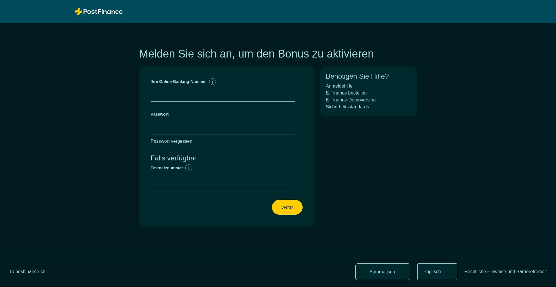 Postfinance.buzz