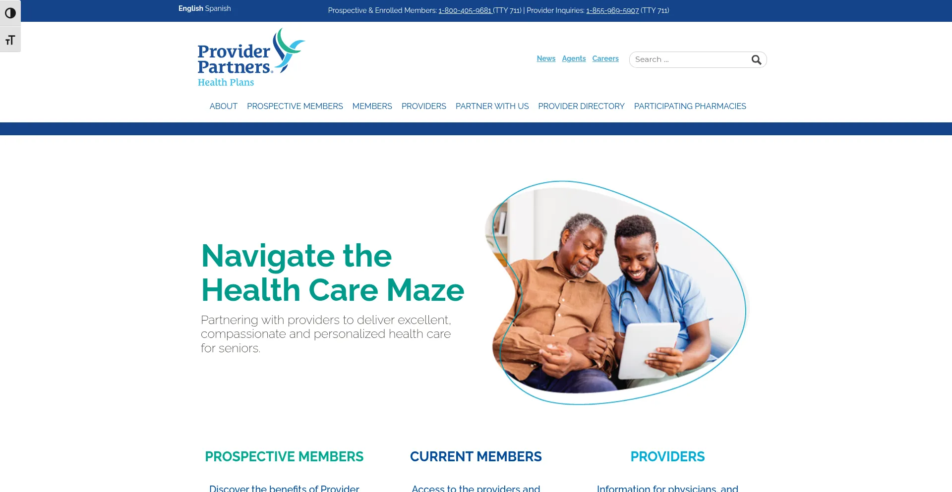 Website screenshot of Pphealthplan.com