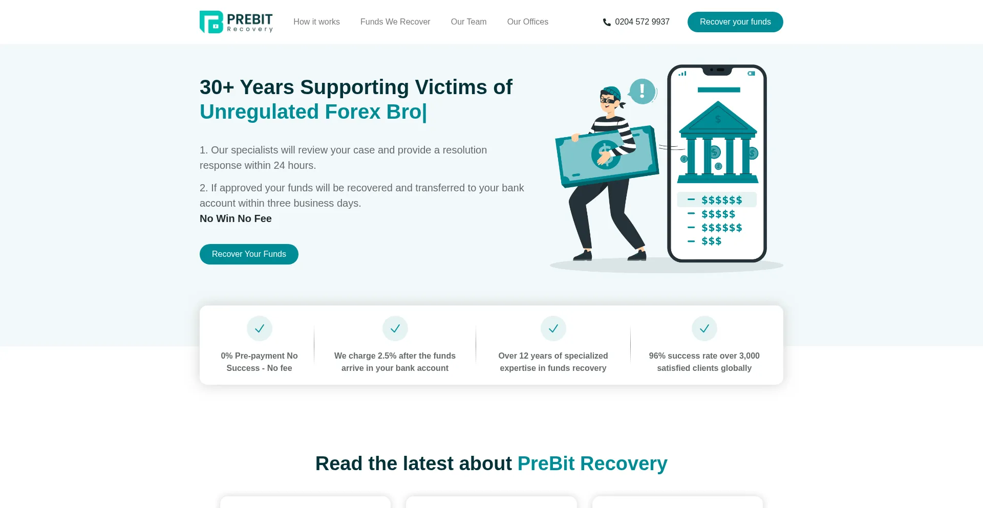 ¿És Seguro y Confiable Prebitrecovery.com?