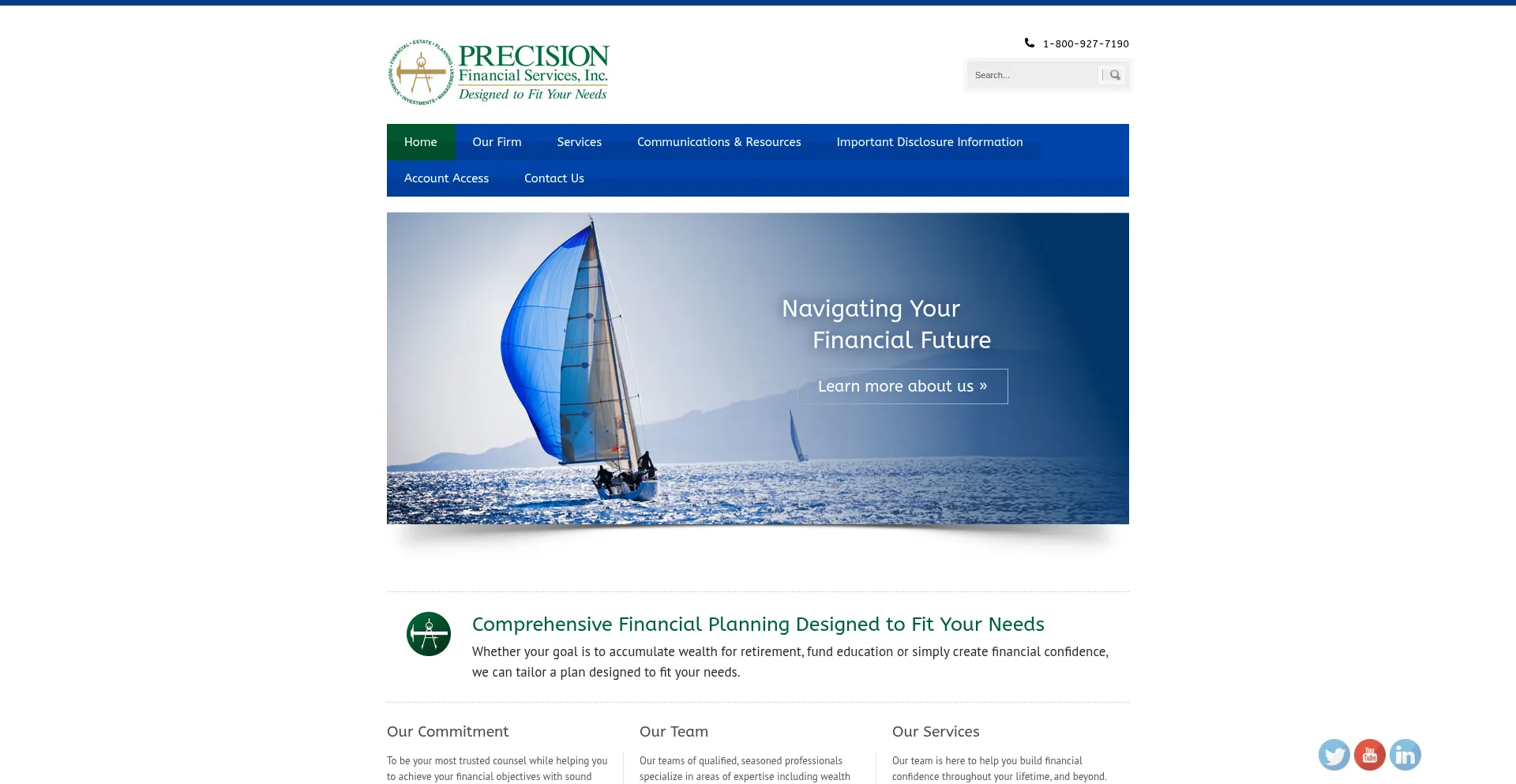 ¿És Seguro y Confiable Precisionfinancialservices.com?