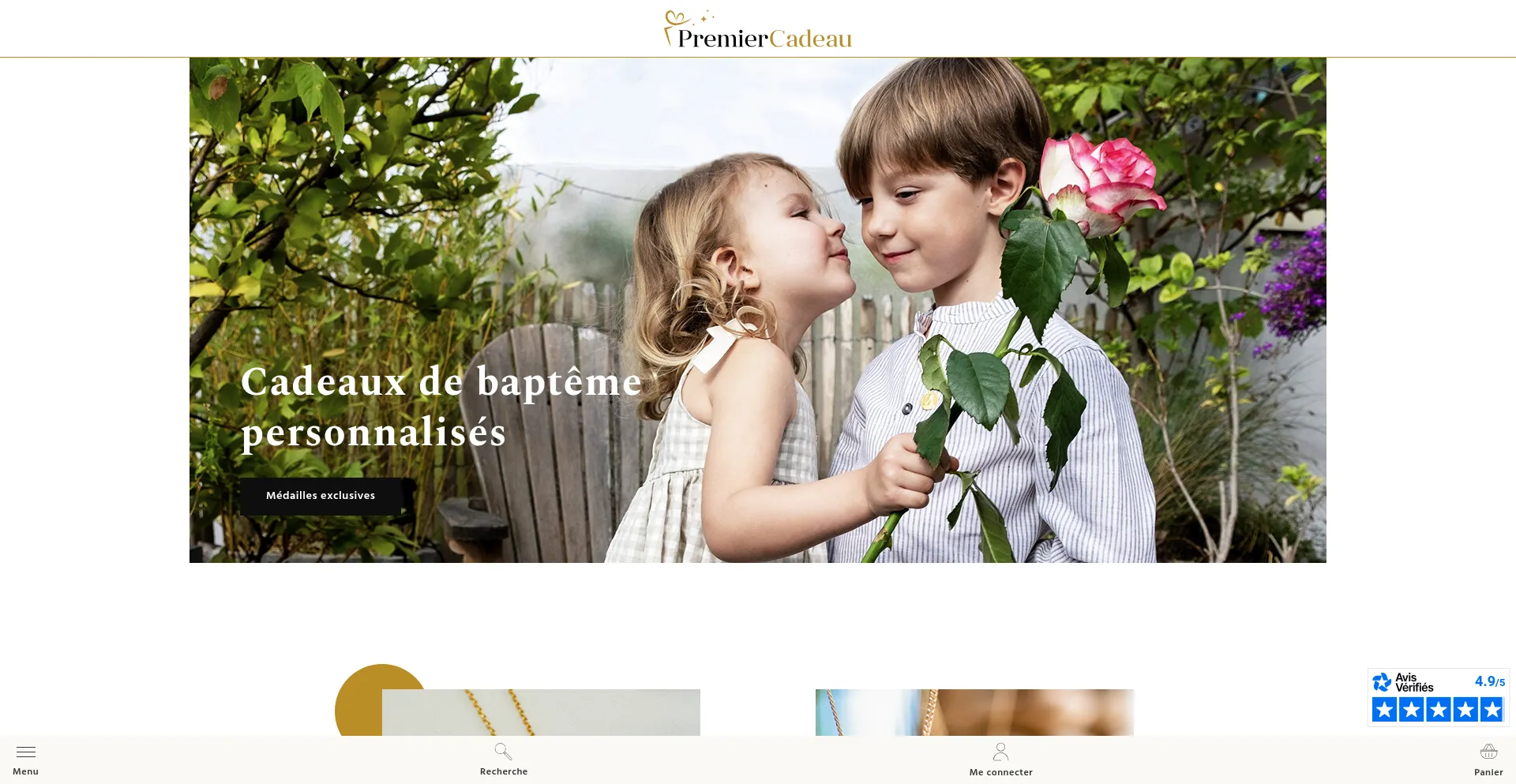 Website screenshot of Premiercadeau.com