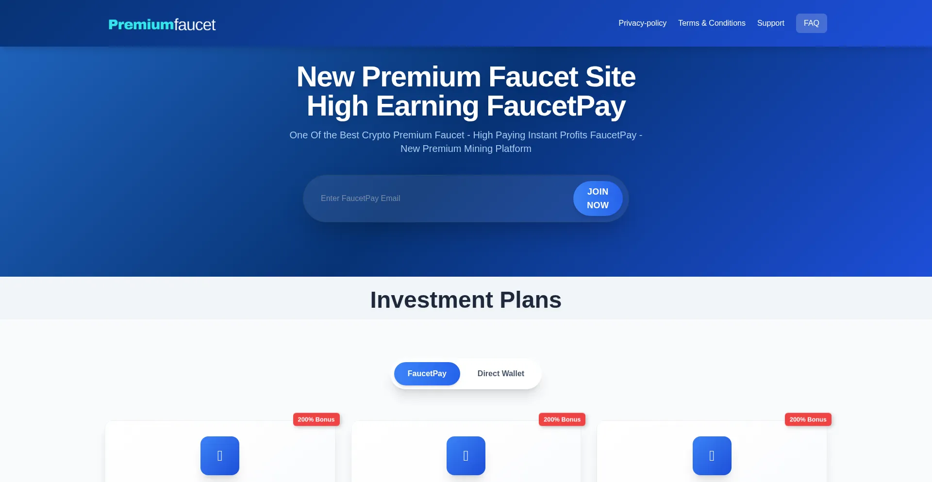 ¿És Seguro y Confiable Premiumfaucet.pro?