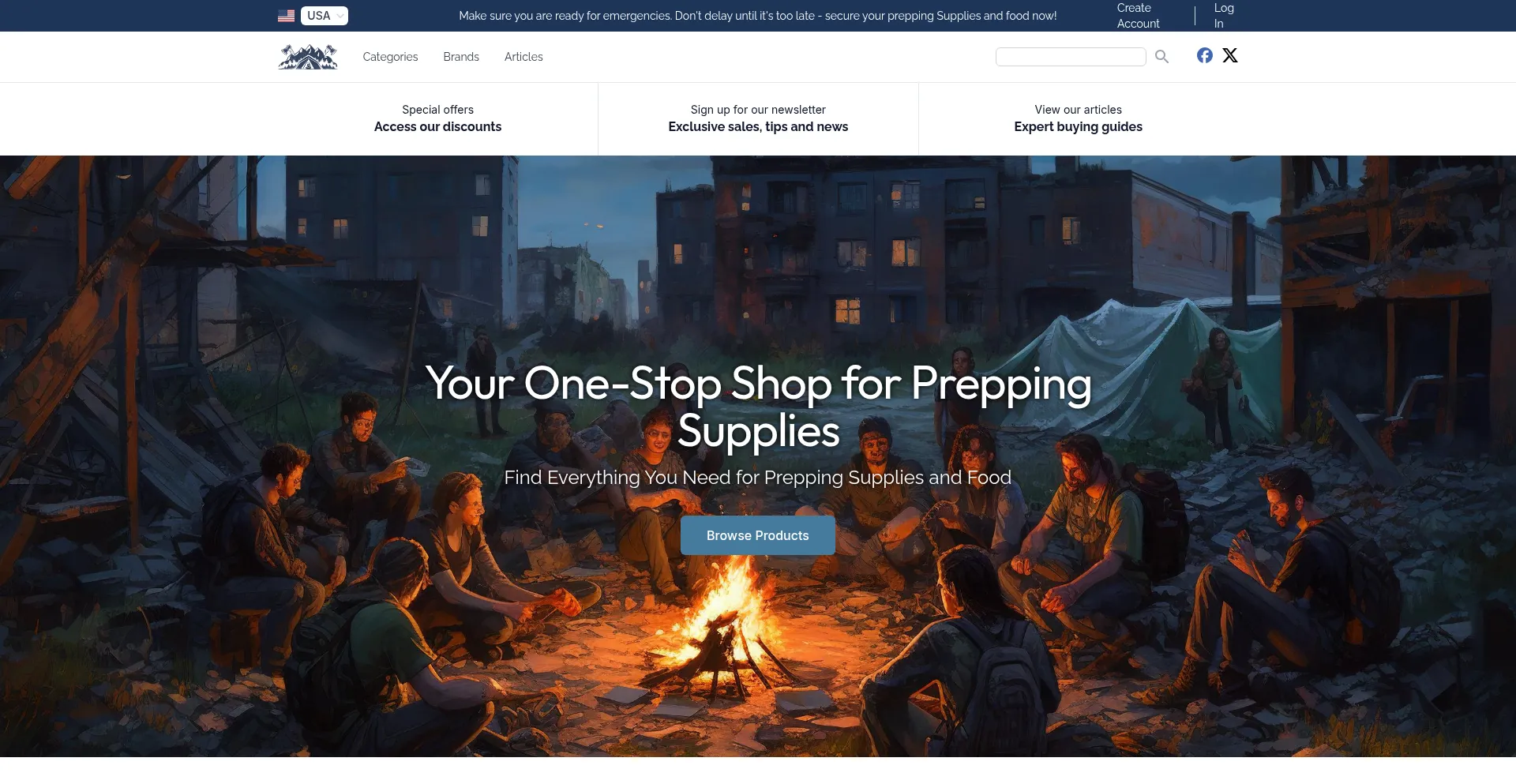 Preppingpatrol.com Screenshot