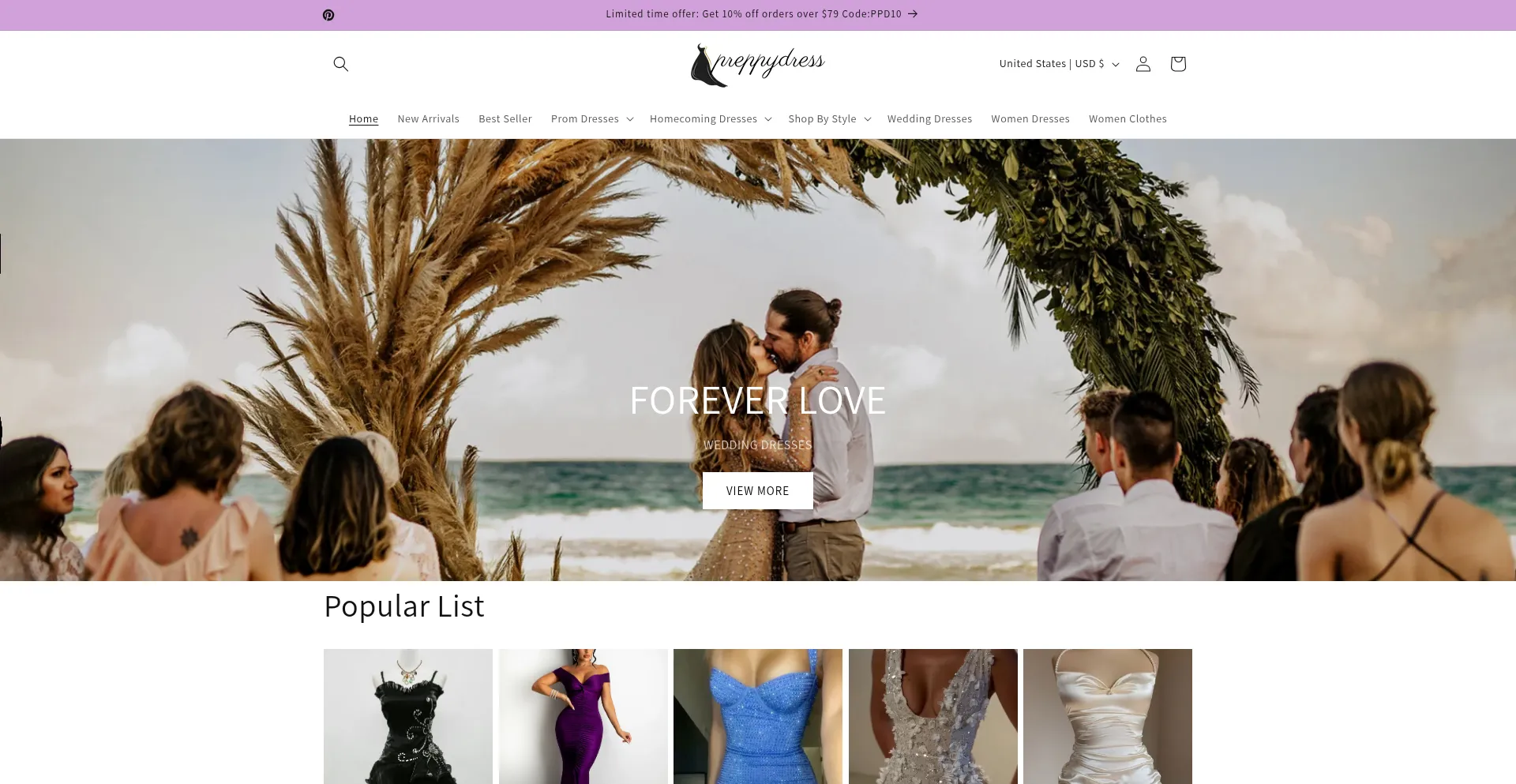 ¿És Seguro y Confiable Preppydresses.myshopify.com?