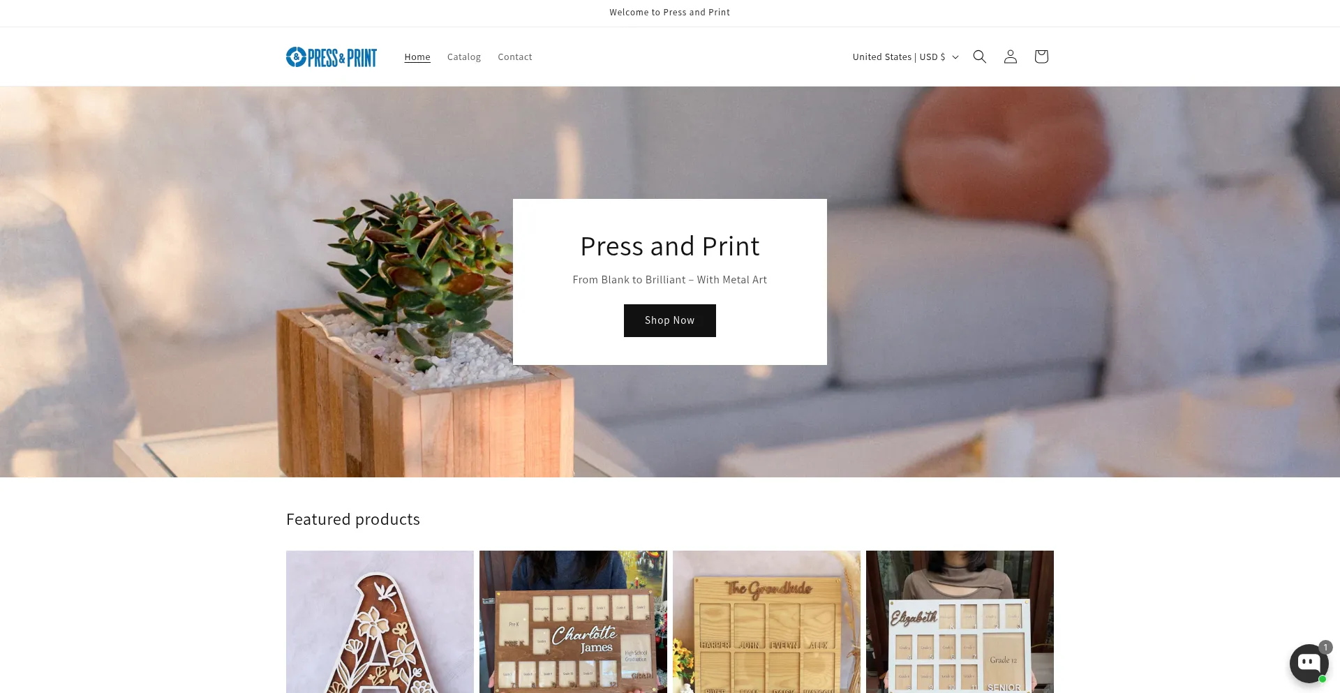 Press-and-print.com Screenshot