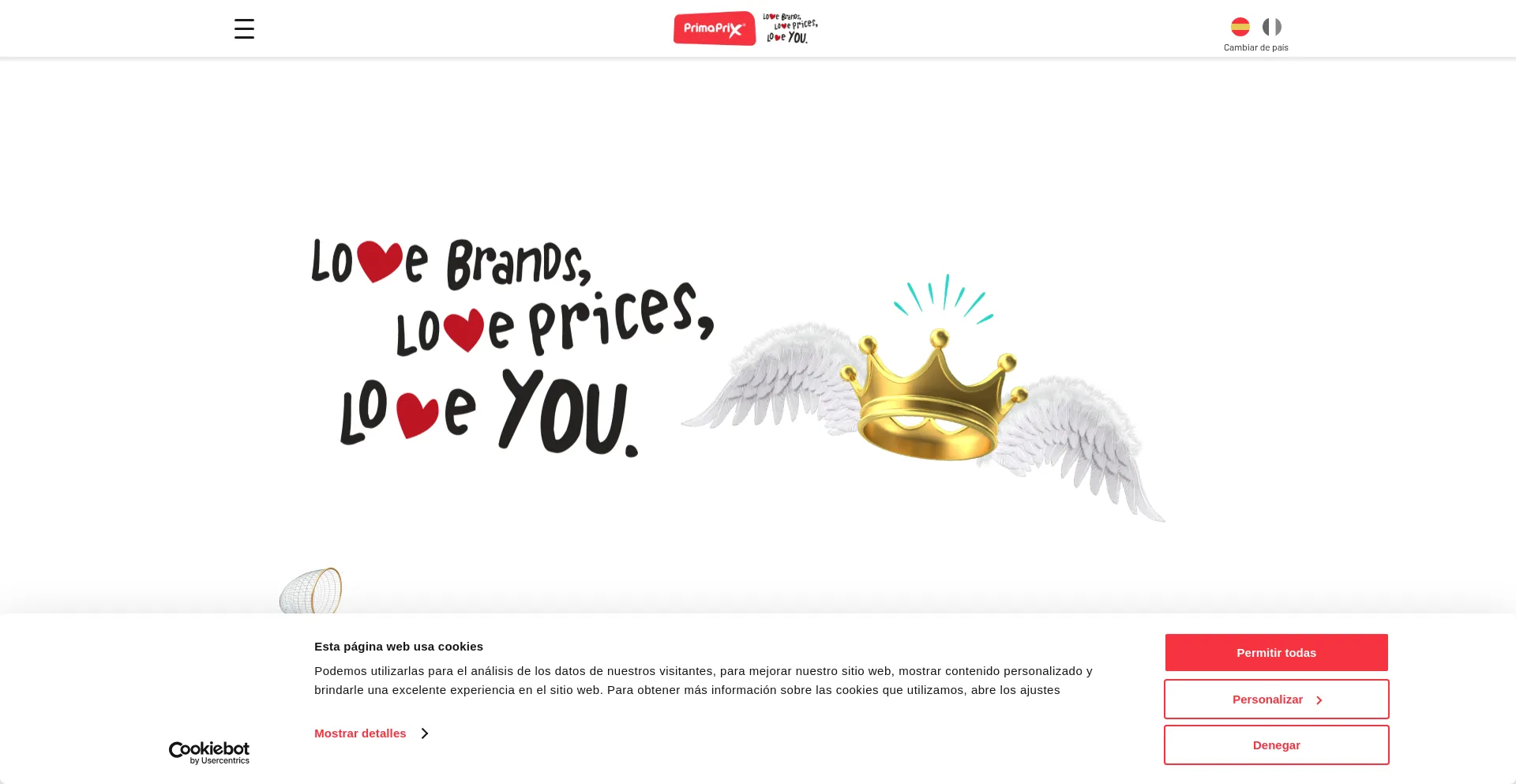 Primaprix.eu Screenshot