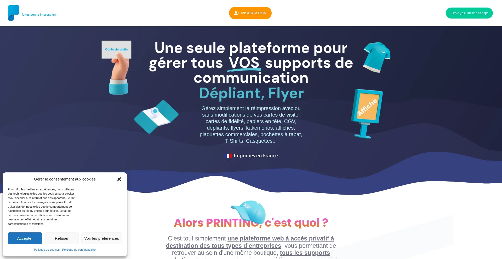 ¿És Seguro y Confiable Printing.fr?