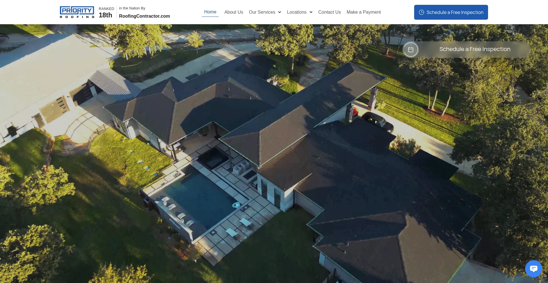 Priorityroofdallas.com Screenshot