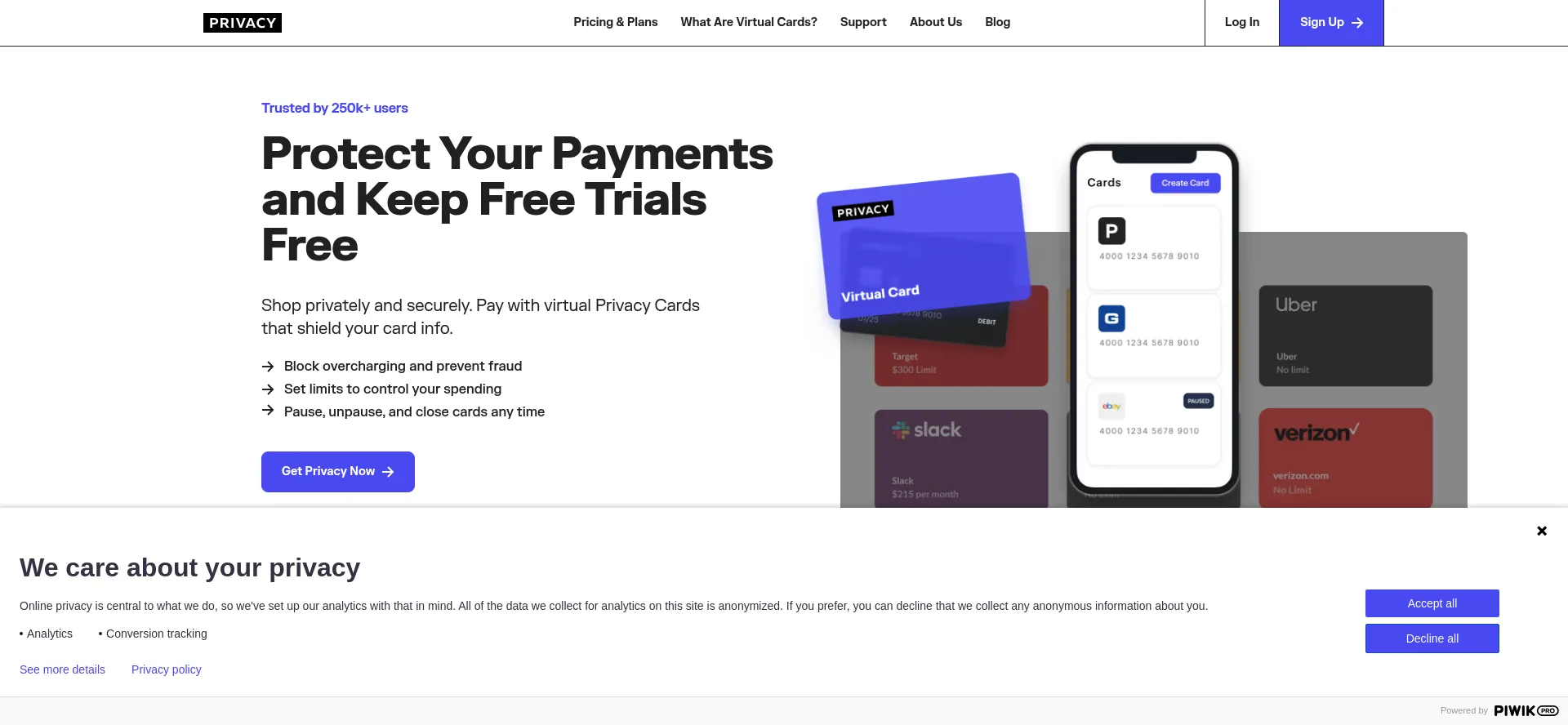 ¿És Seguro y Confiable Privacy.com?