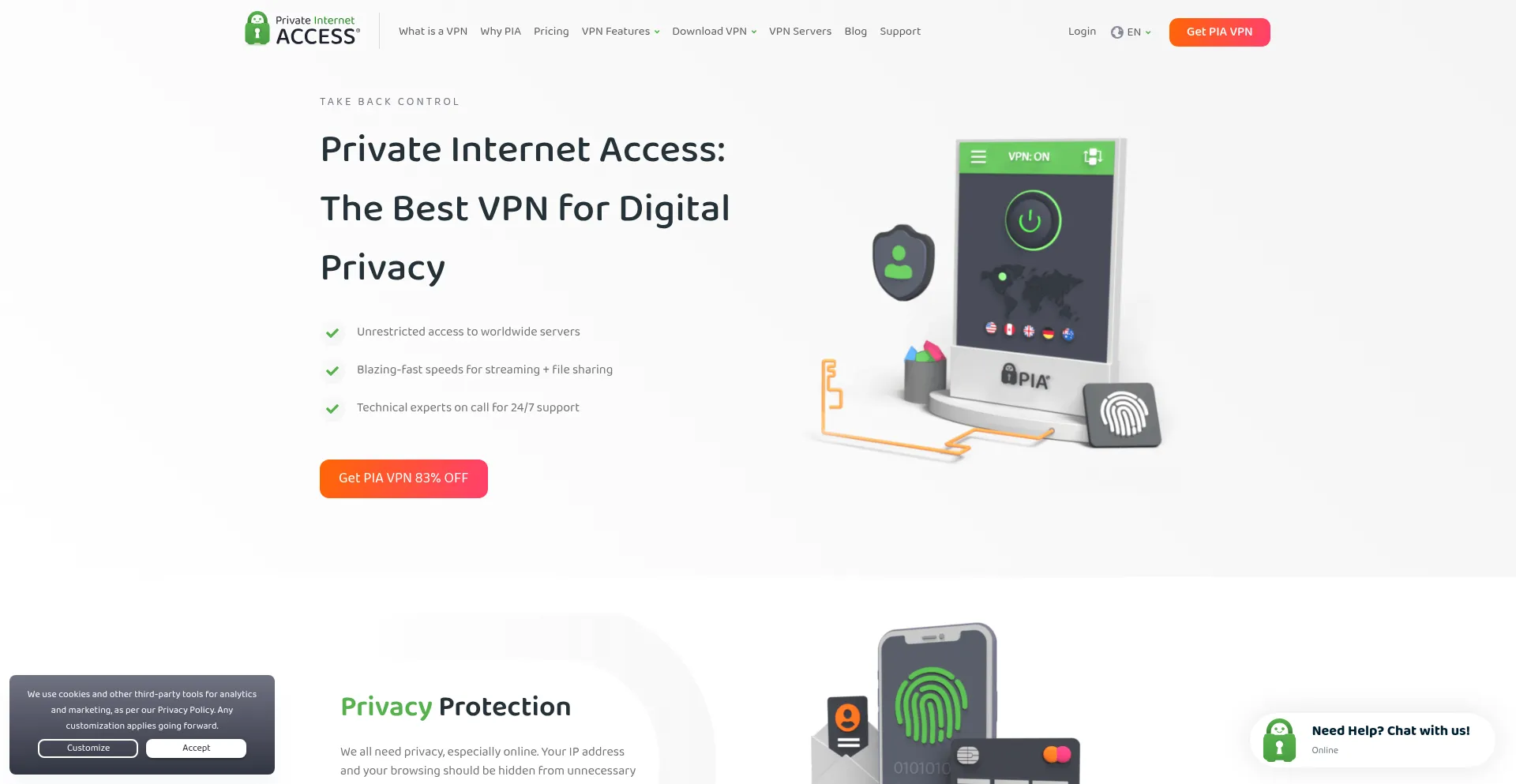 ¿És Seguro y Confiable Privateinternetaccess.com?